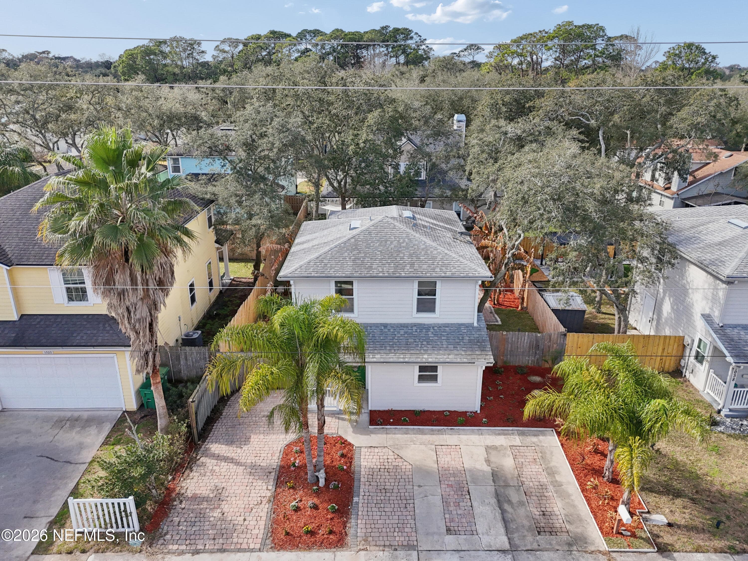 Aerial — 1022 PENMAN Road, Jacksonville Beach, FL 32250