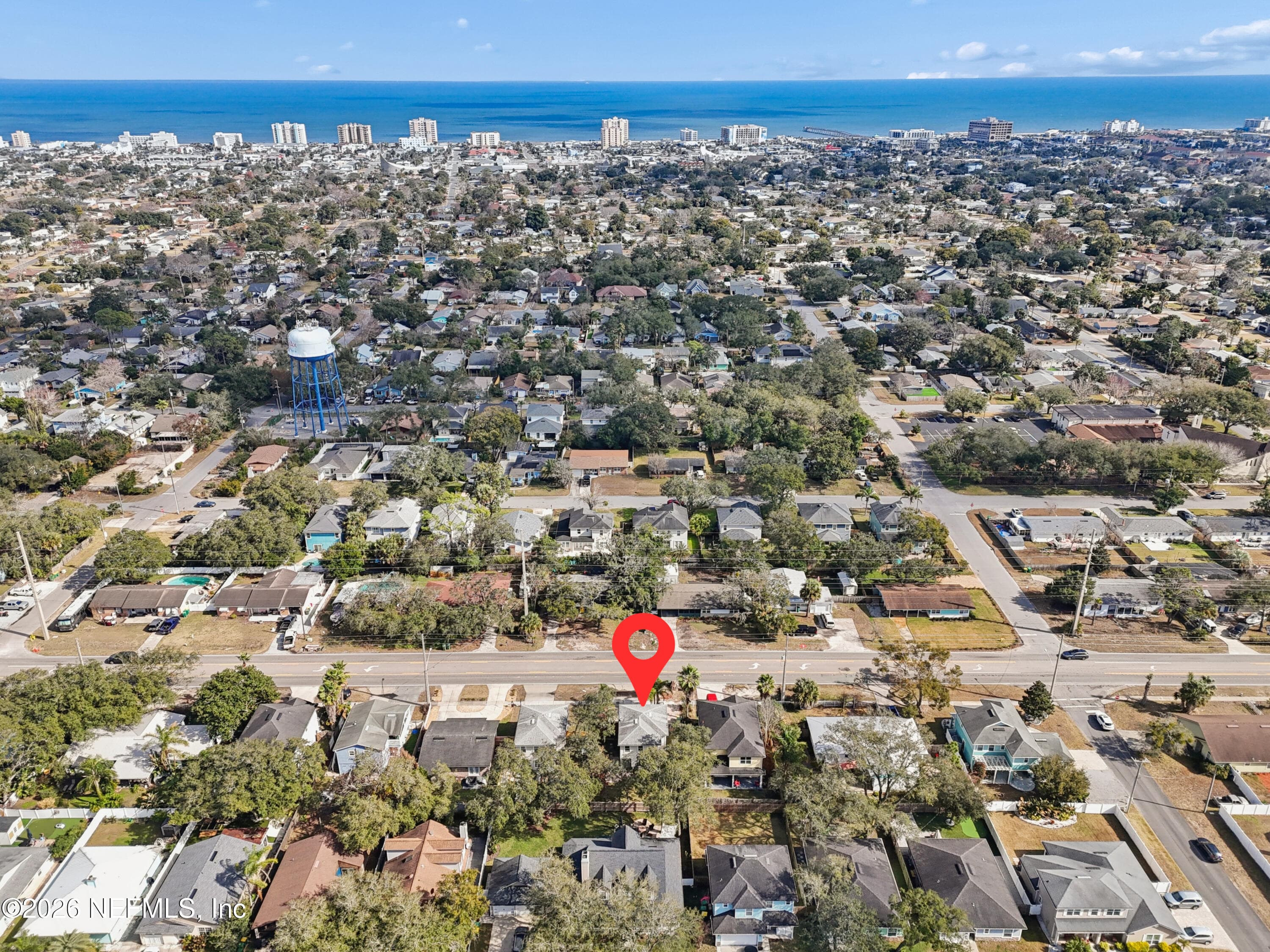 Aerial — 1022 PENMAN Road, Jacksonville Beach, FL 32250