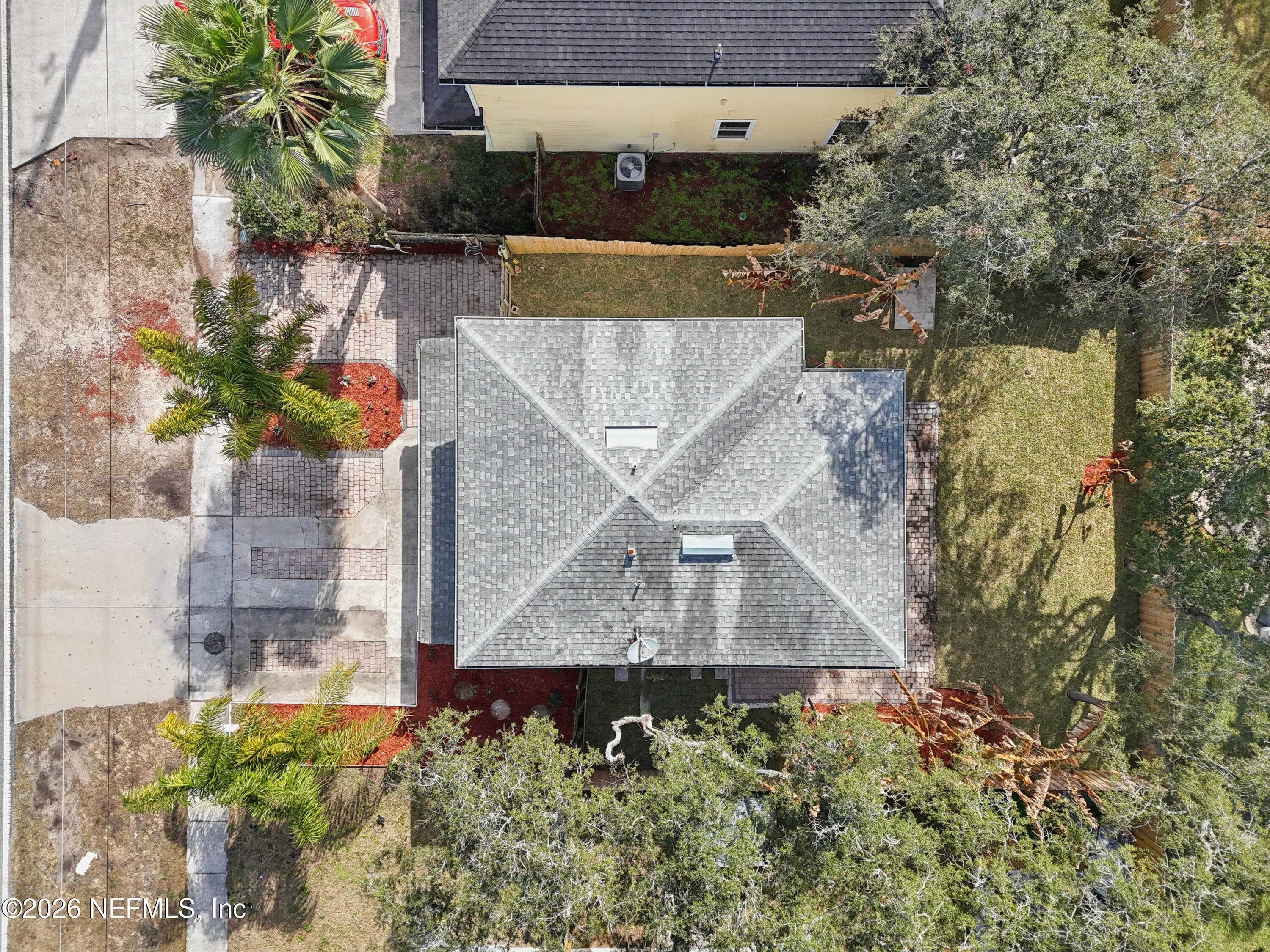 Aerial Top view — 1022 PENMAN Road, Jacksonville Beach, FL 32250