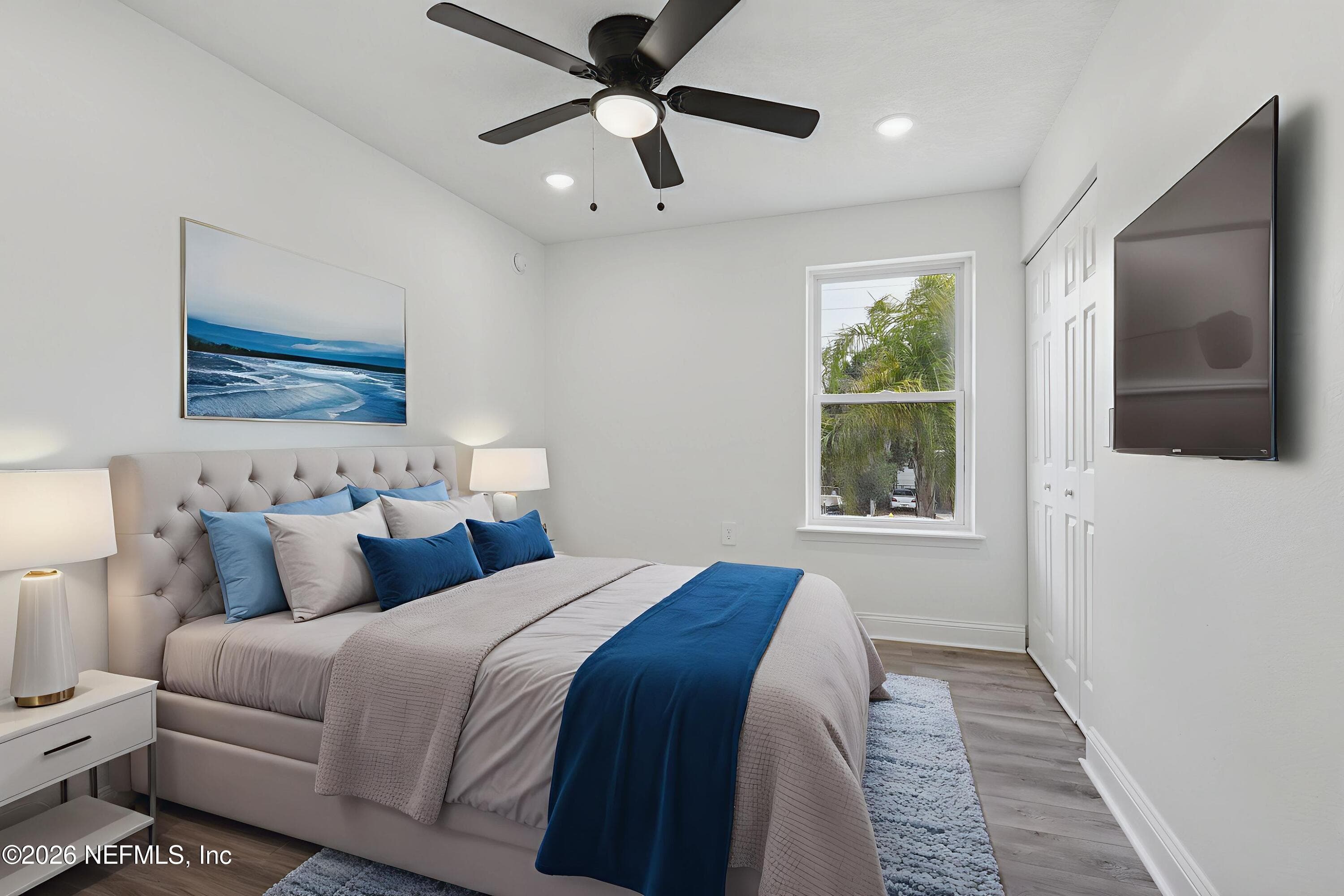Bedroom 2 (Upstairs) — 1022 PENMAN Road, Jacksonville Beach, FL 32250