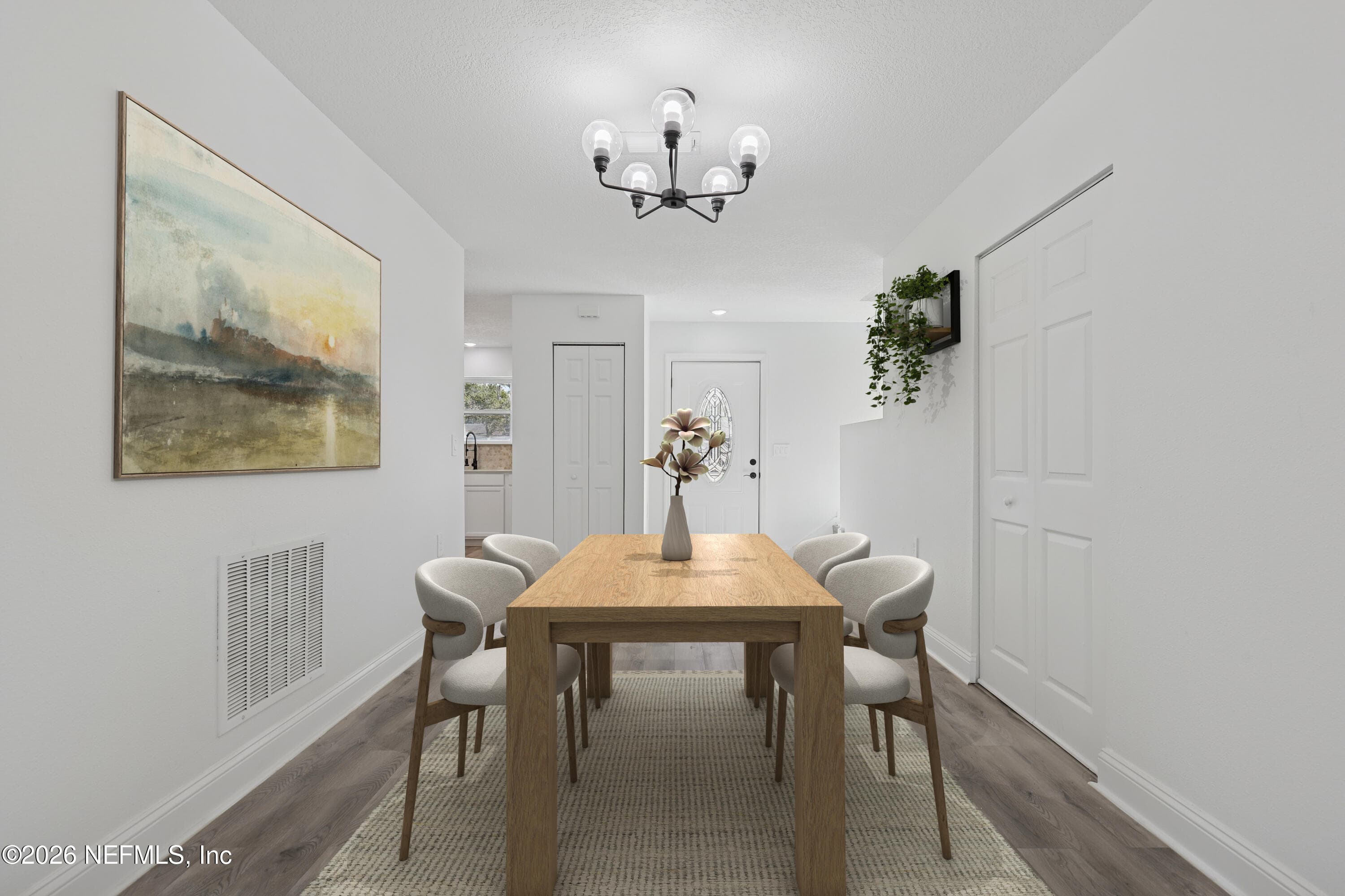 Dining *Virtually Staged* — 1022 PENMAN Road, Jacksonville Beach, FL 32250