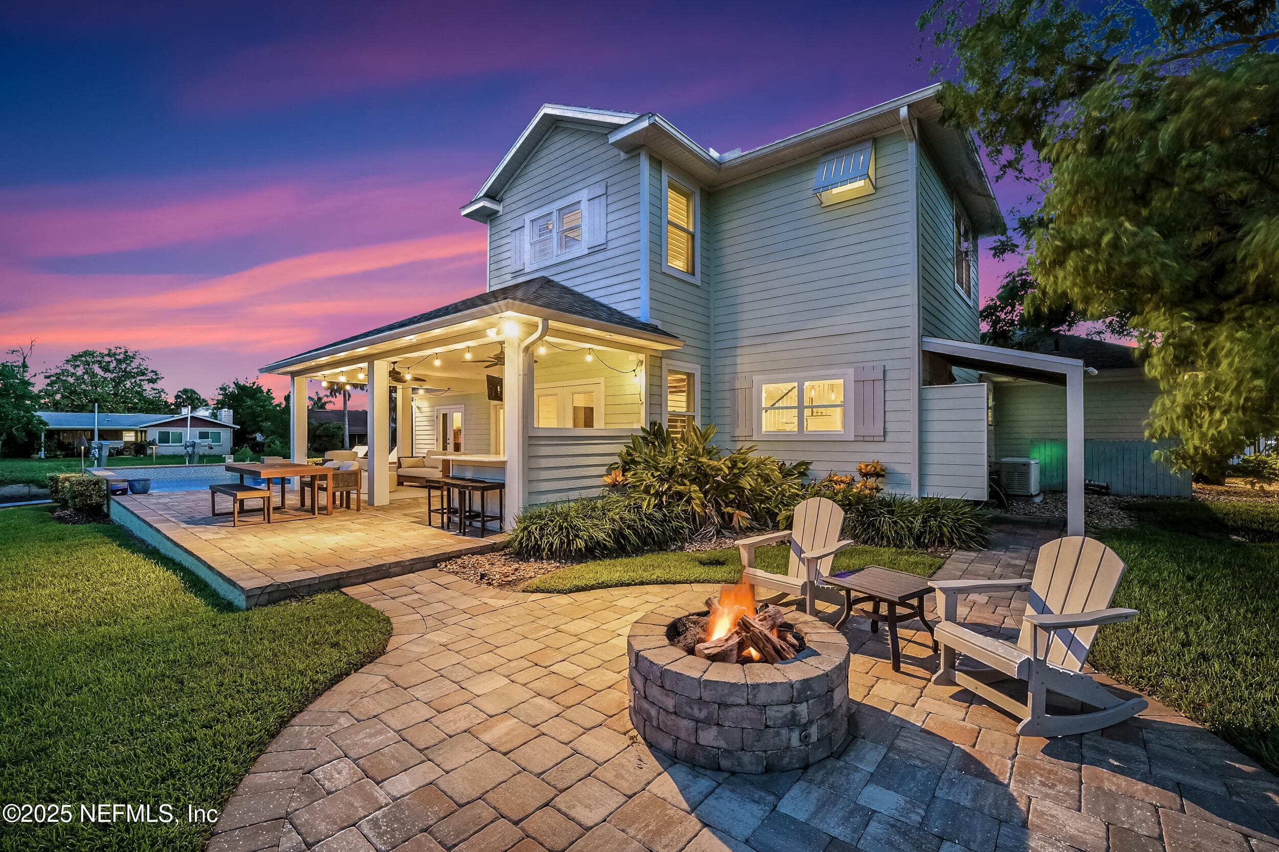 outdoor firepit — 3367 ROYAL PALM Drive, Jacksonville, FL 32250