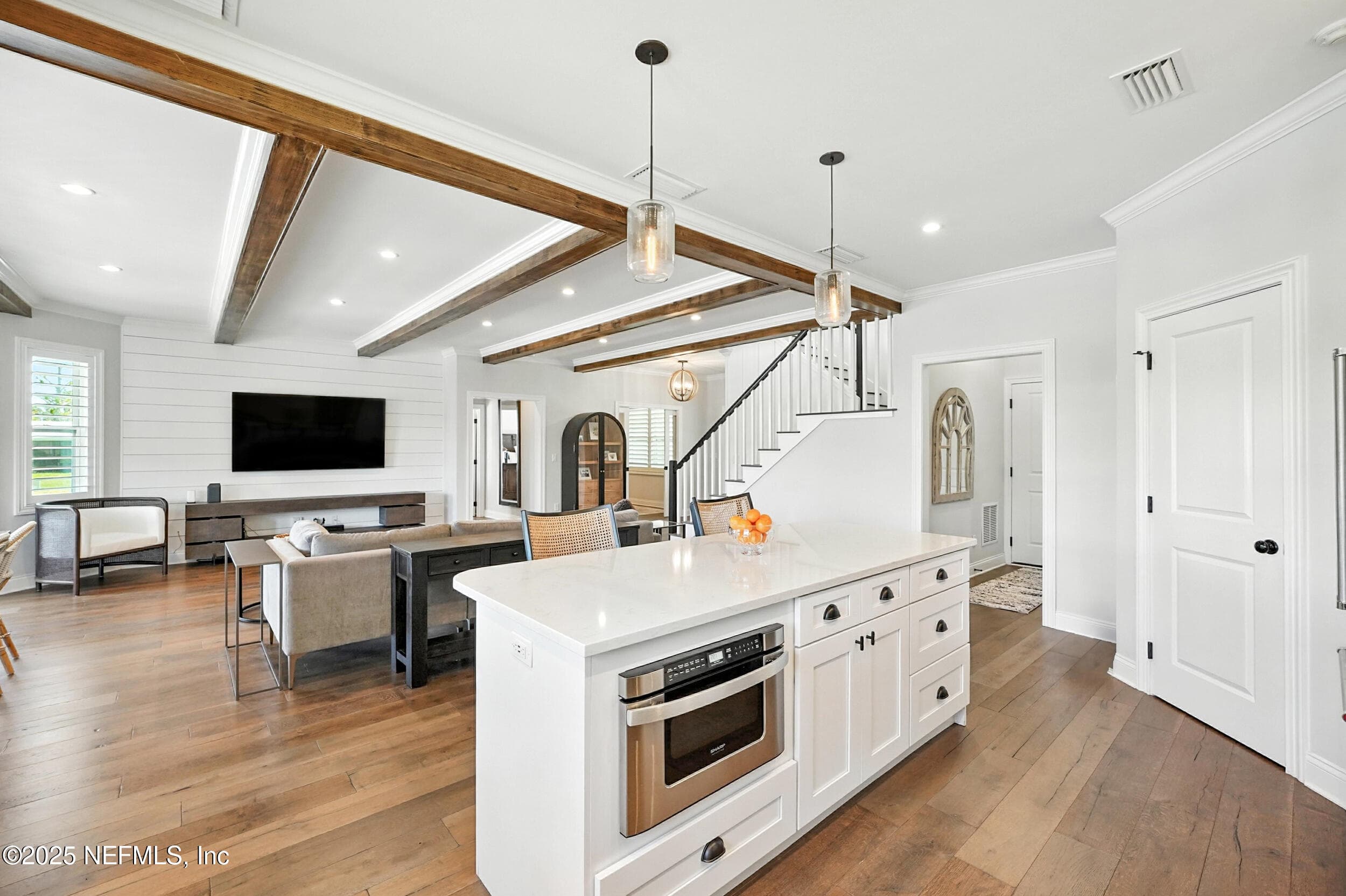 kitchen island to living area — 3367 ROYAL PALM Drive, Jacksonville, FL 32250