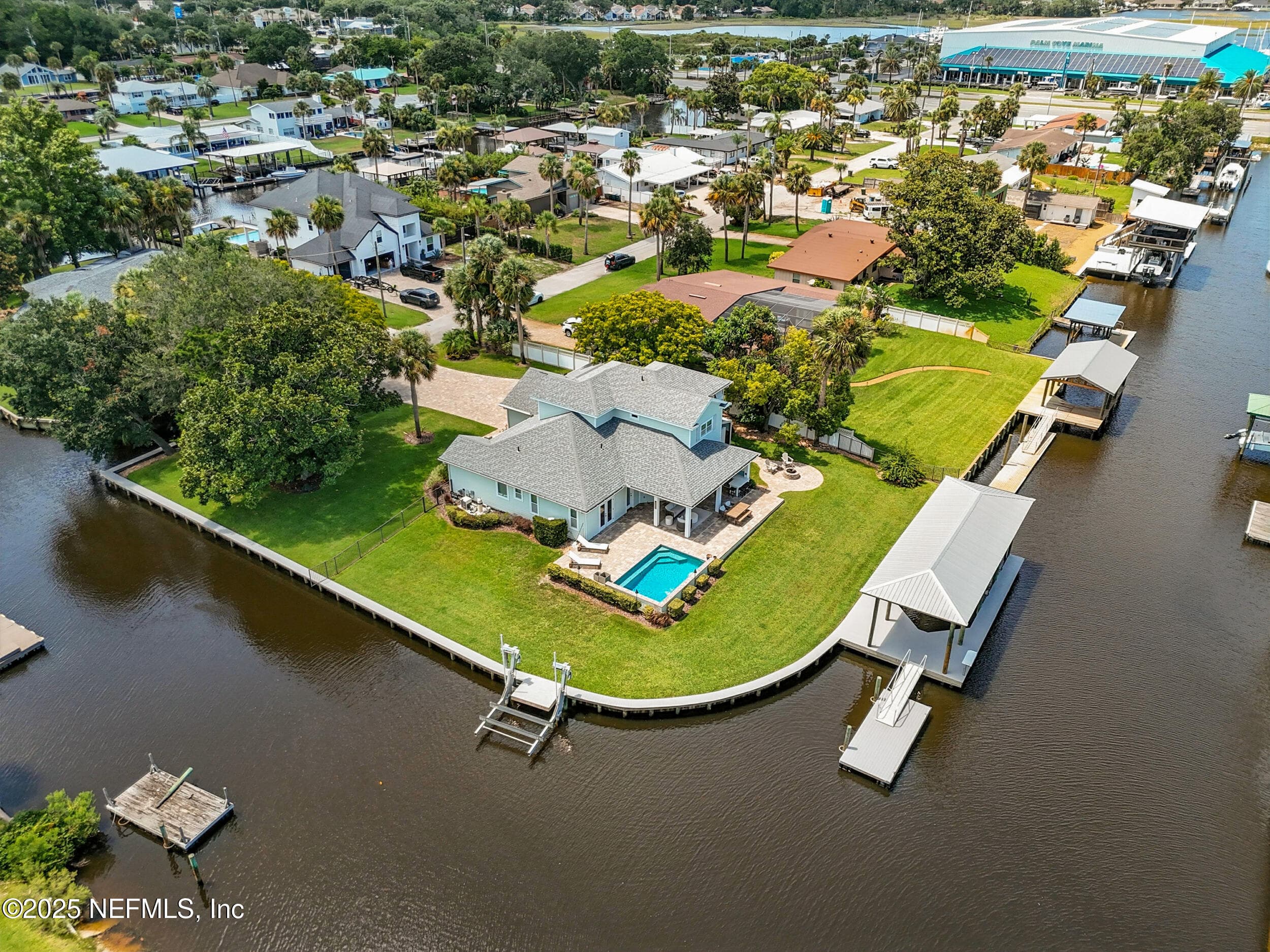 huge corner lot on a dead end street — 3367 ROYAL PALM Drive, Jacksonville, FL 32250
