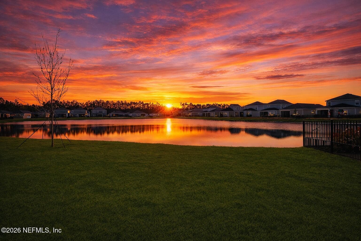 virtual sunset — 764 LAKE SINCLAIR Street, St. Augustine, FL 32084