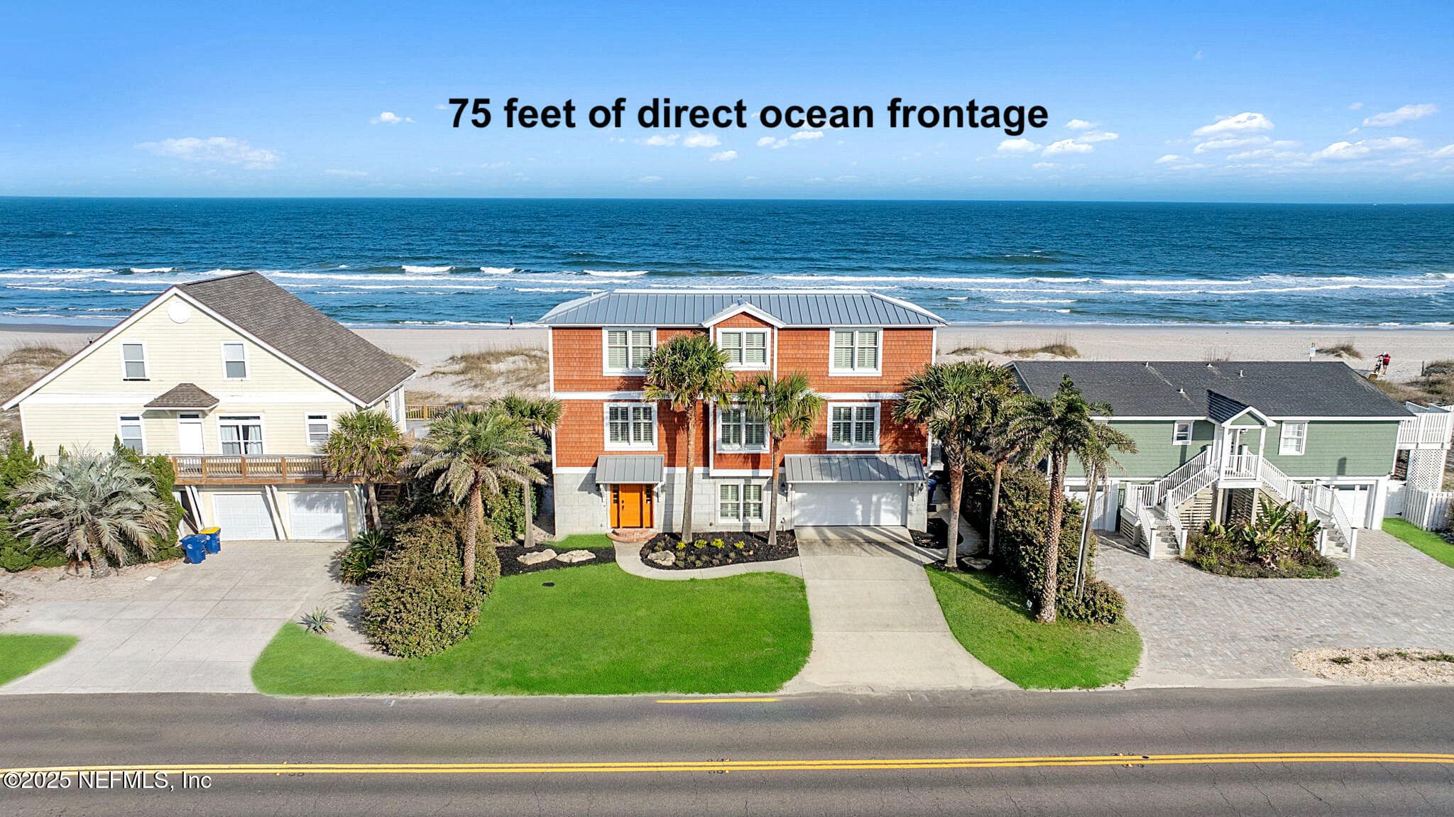 Set directly on the oceanfront for unparalleled beachside living. — 822 S FLETCHER Avenue, Fernandina Beach, FL 32034