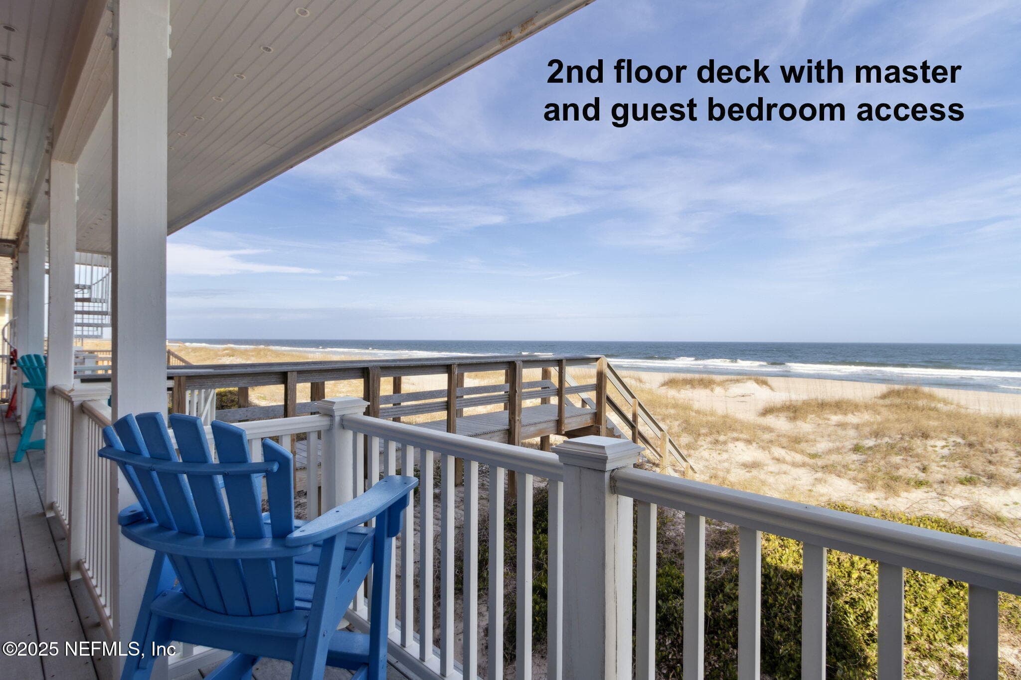 On the deck, the gentle sound of waves lapping at the shore provides a soothing soundtrack to your mornings... — 822 S FLETCHER Avenue, Fernandina Beach, FL 32034