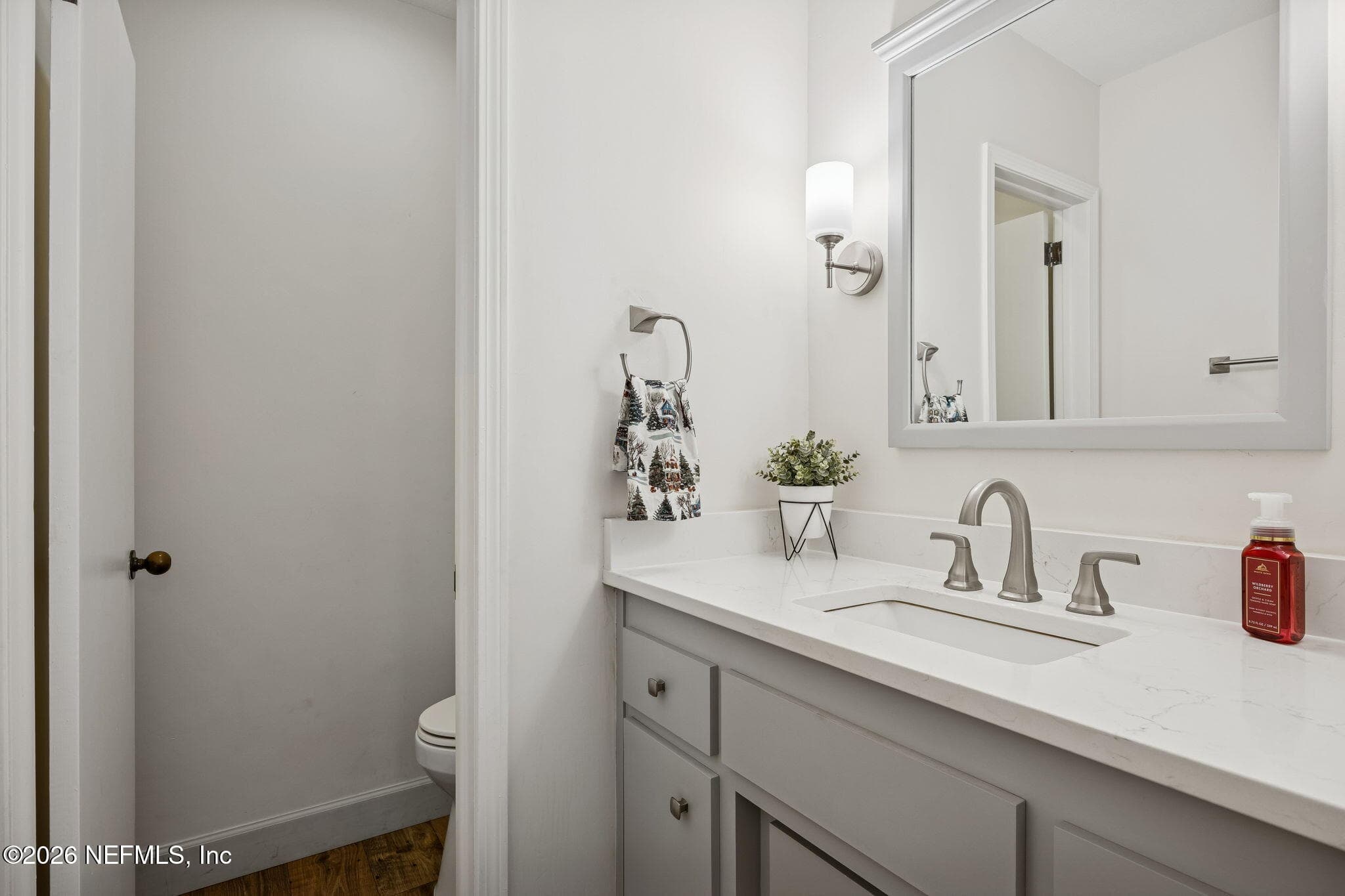 Downstairs half bath — 8012 SHADY GROVE Road, Jacksonville, FL 32256