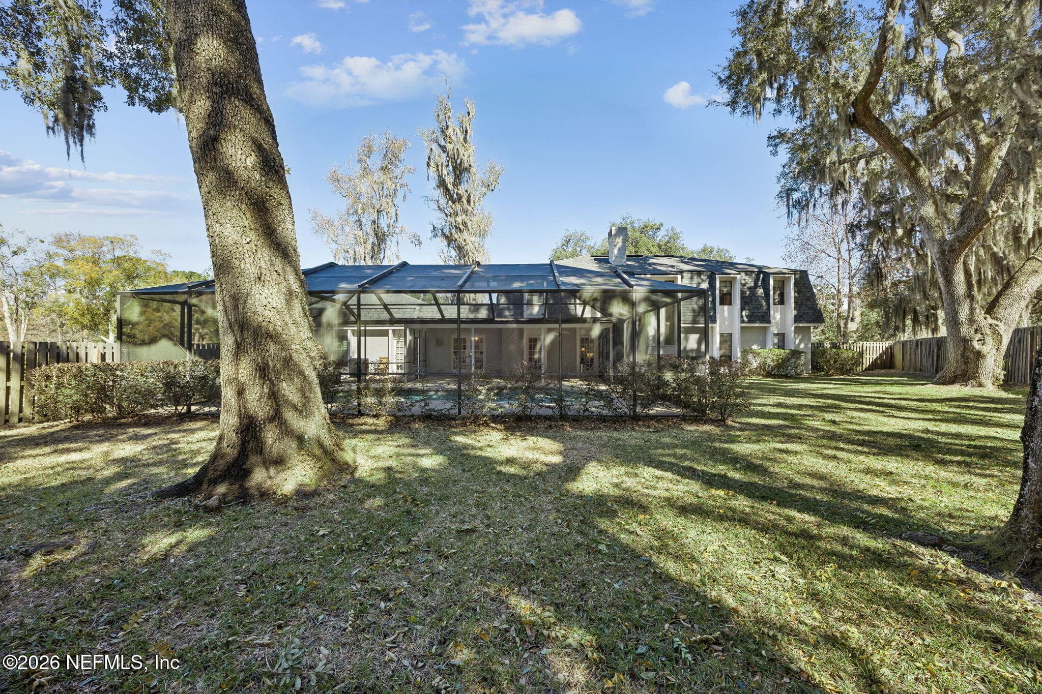 Backyard toward pool and home — 8012 SHADY GROVE Road, Jacksonville, FL 32256