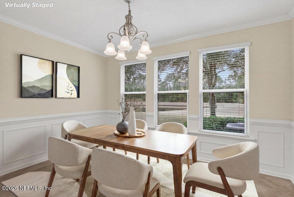 Virtually staged dining/breakfast nook — 132 MAGNOLIA CREEK Walk, Ponte Vedra, FL 32081