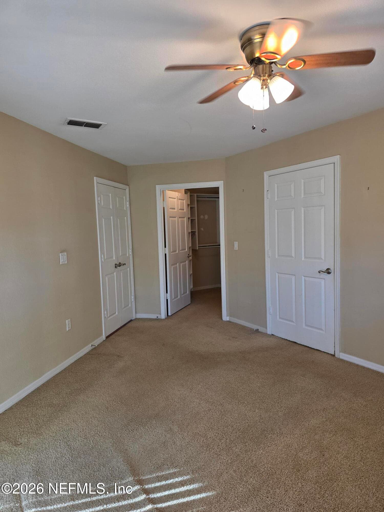 Master looking at the Walk in Closet, and Master bathroom — 10150 BELLE RIVE Boulevard 2205, Jacksonville, FL 32256
