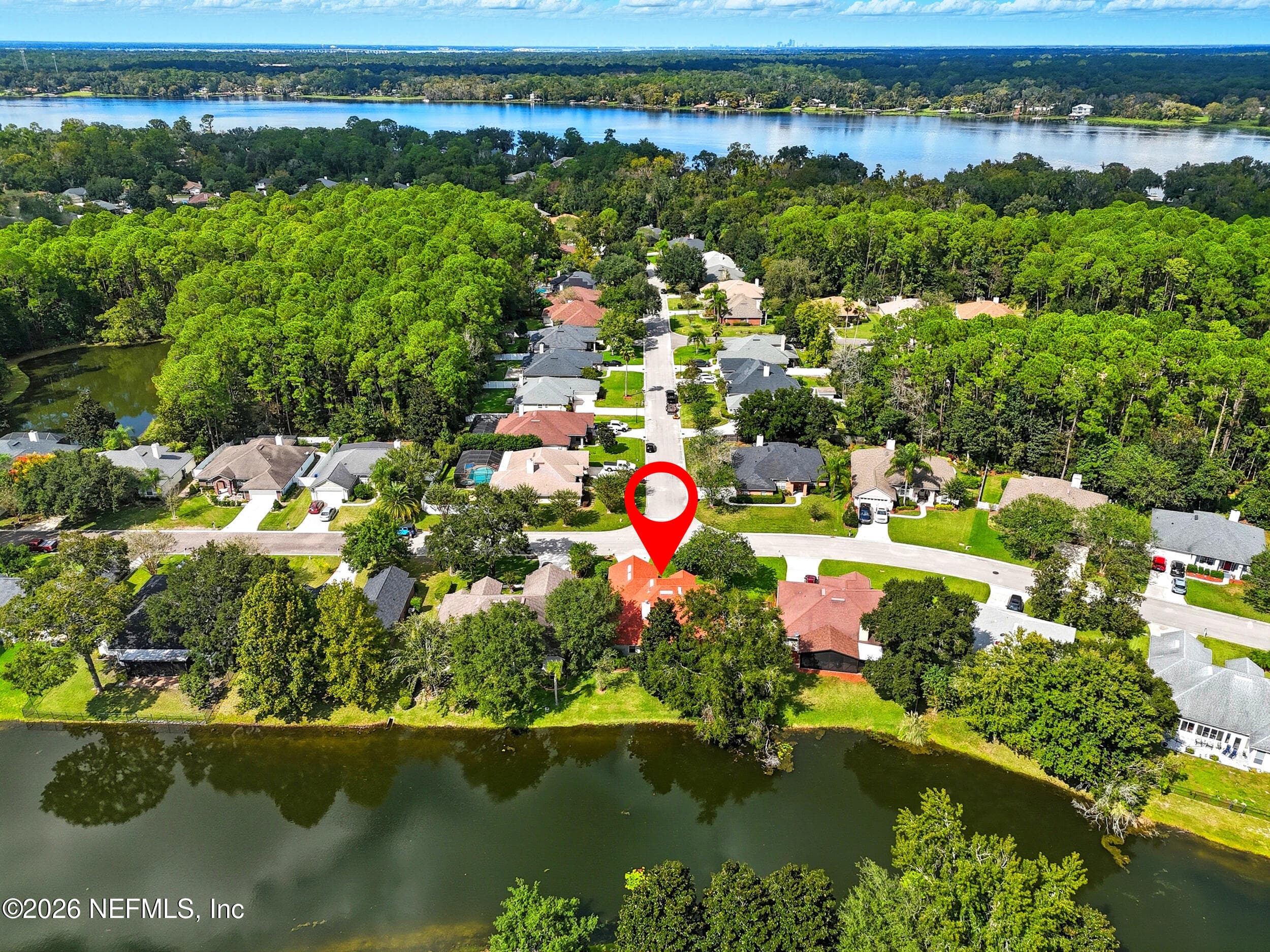Aerial Back — 541 GRAND PARKE Drive, St. Johns, FL 32259