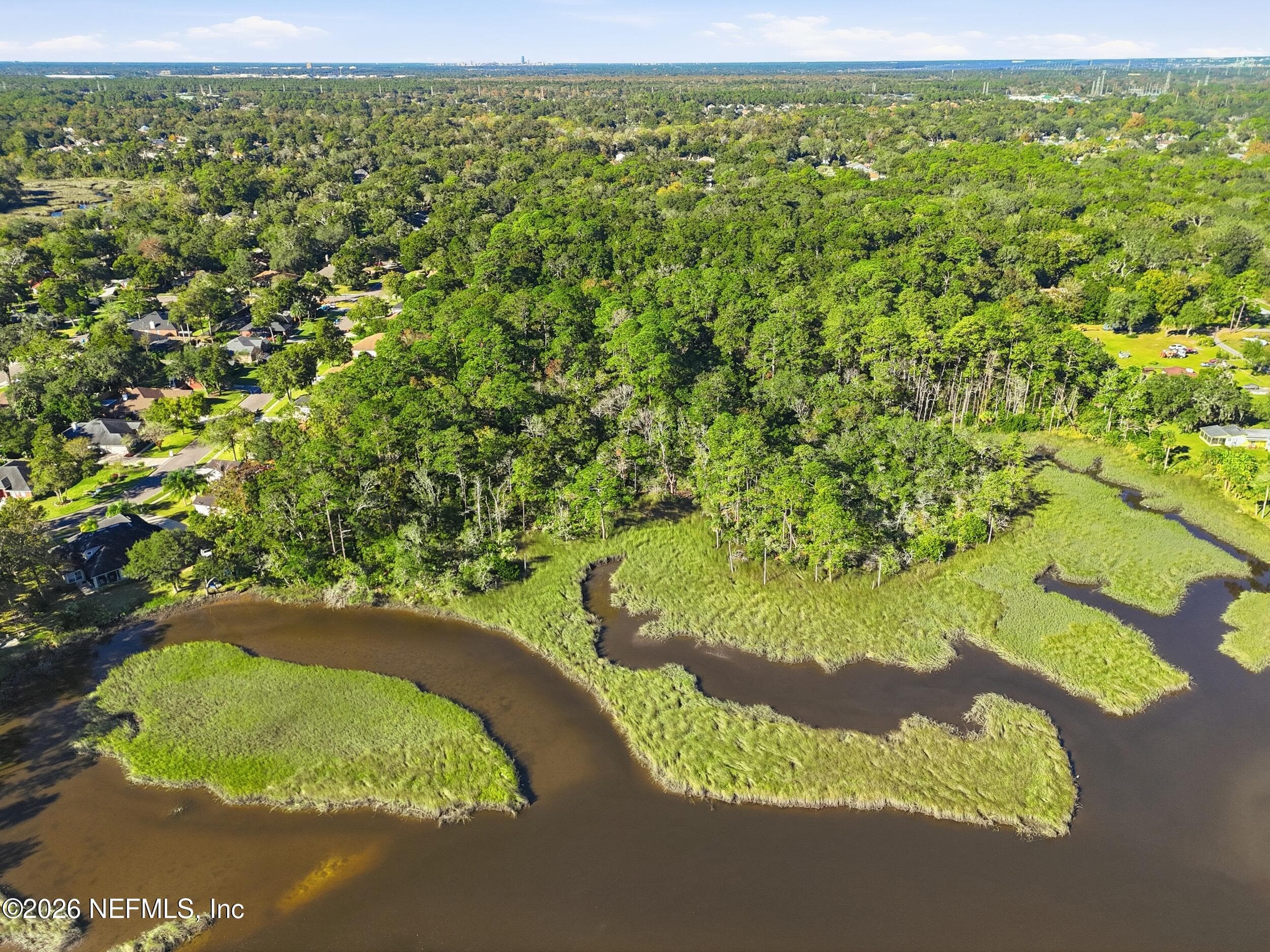 Aerial view from Mount Pleasant Creek. — 4 QUINLAN RIDGE Lane E, Jacksonville, FL 32225