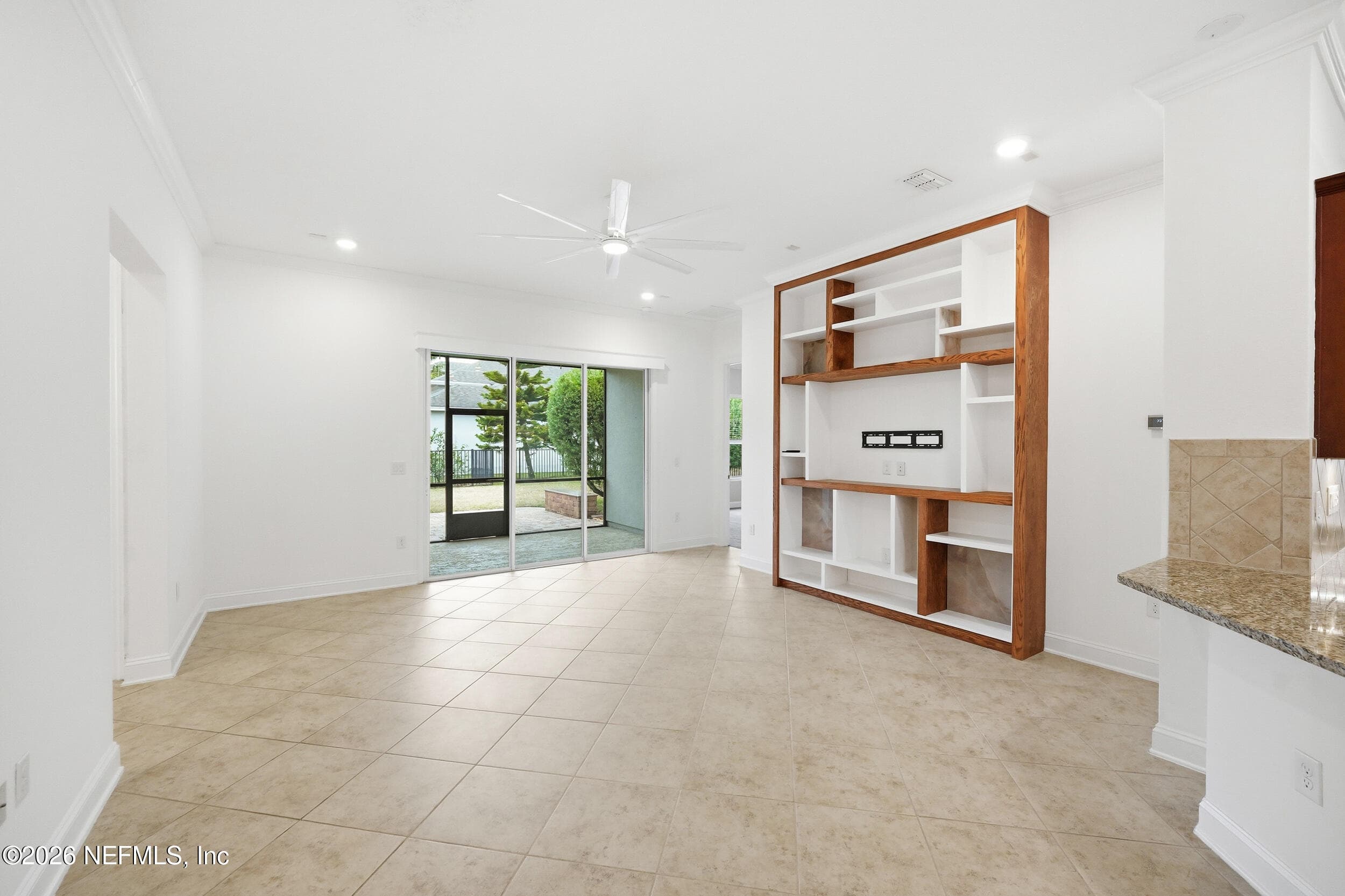 Living Room with Built In — 15 CATKIN Lane, Ponte Vedra, FL 32081