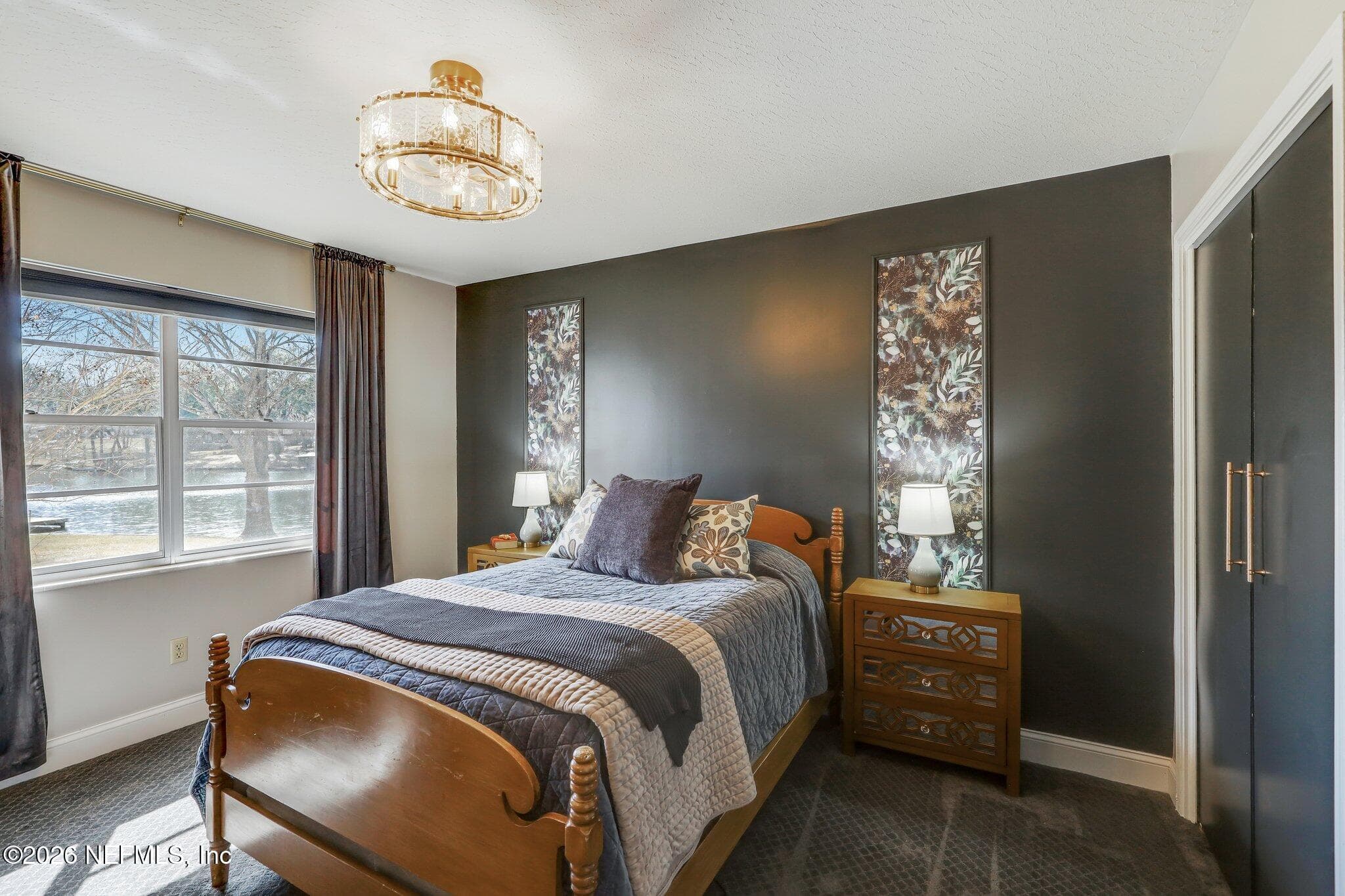 Secondary bedroom with large window and serene views — 244 JESSIE LEE Court, Green Cove Springs, FL 32043