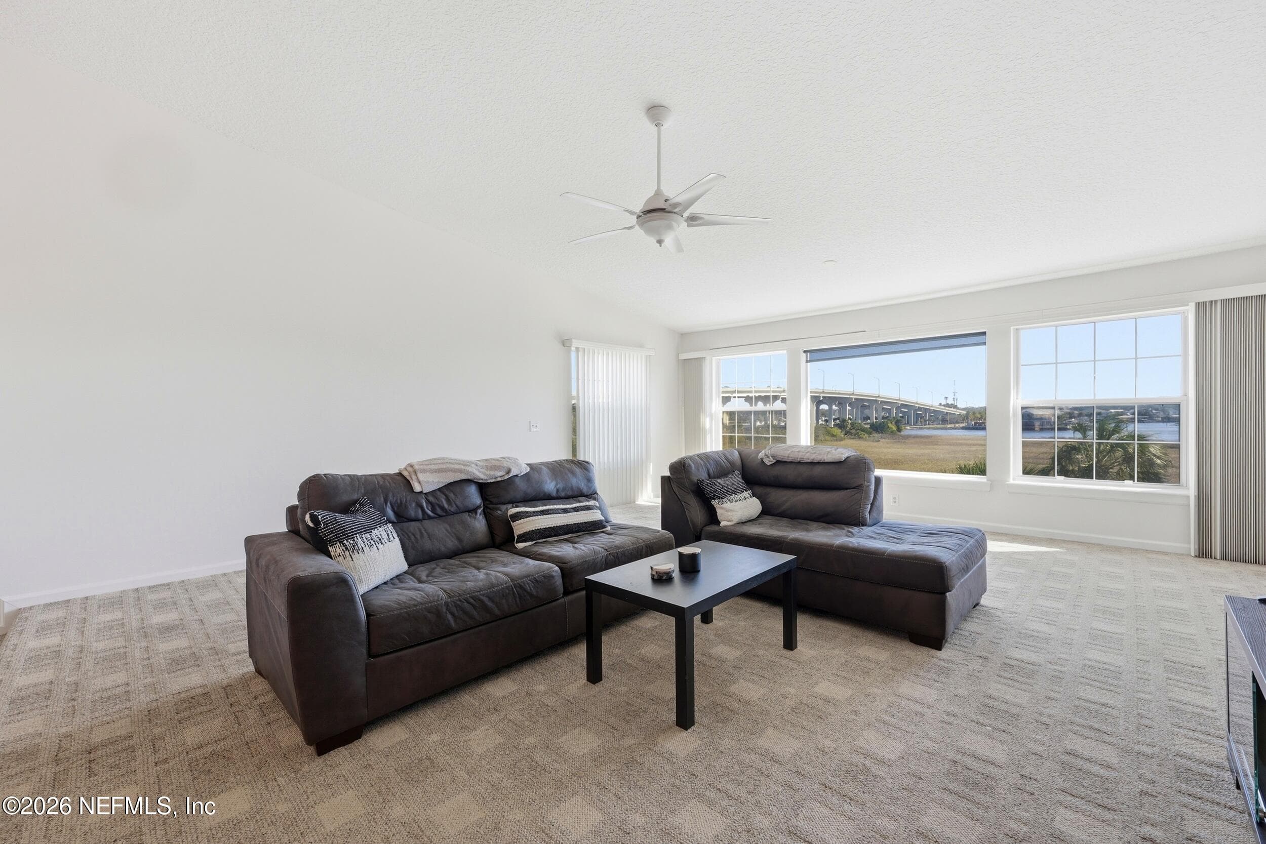 Wall of windows with water views — 3331 LIGHTHOUSE POINT Lane, Jacksonville, FL 32250