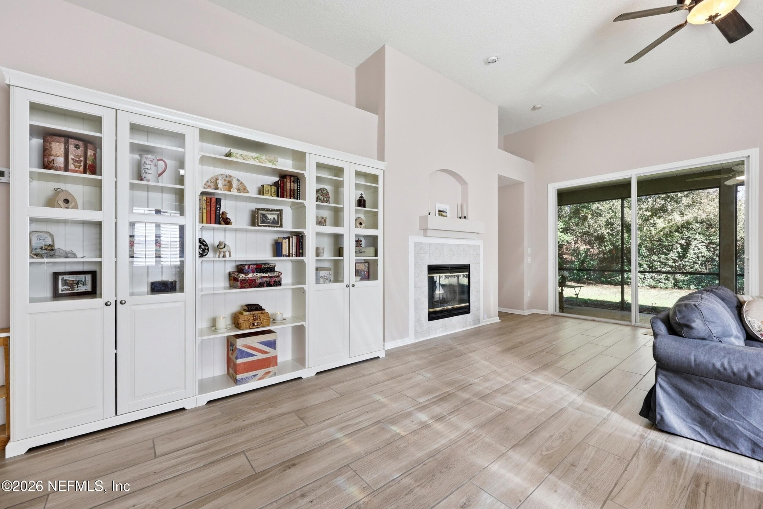 Has beautiful tile-detail surround — 96177 LONG BEACH Drive, Fernandina Beach, FL 32034
