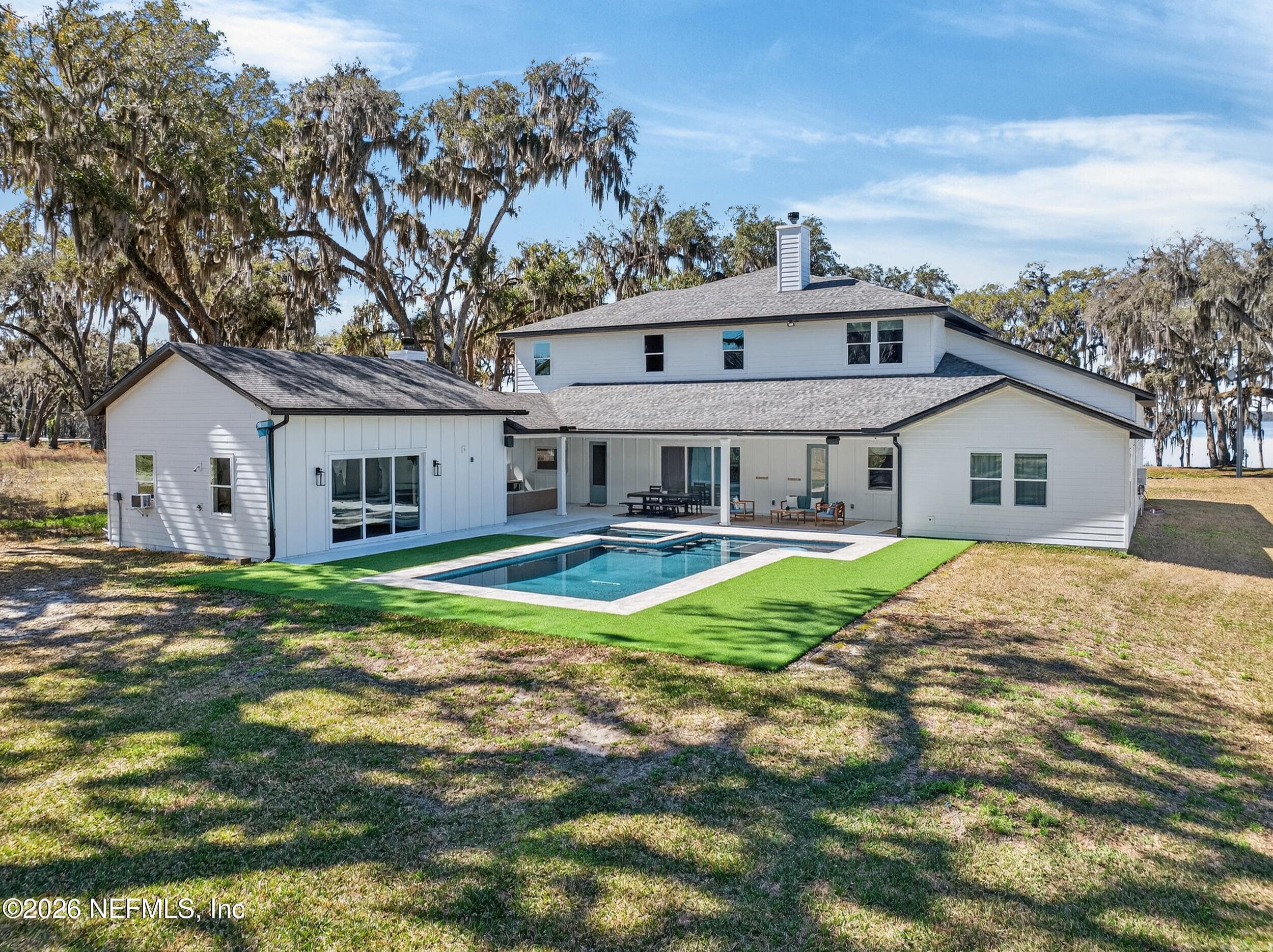 Saltwater pool & spa — 10800 COUNTY ROAD 13 N, St. Augustine, FL 32092