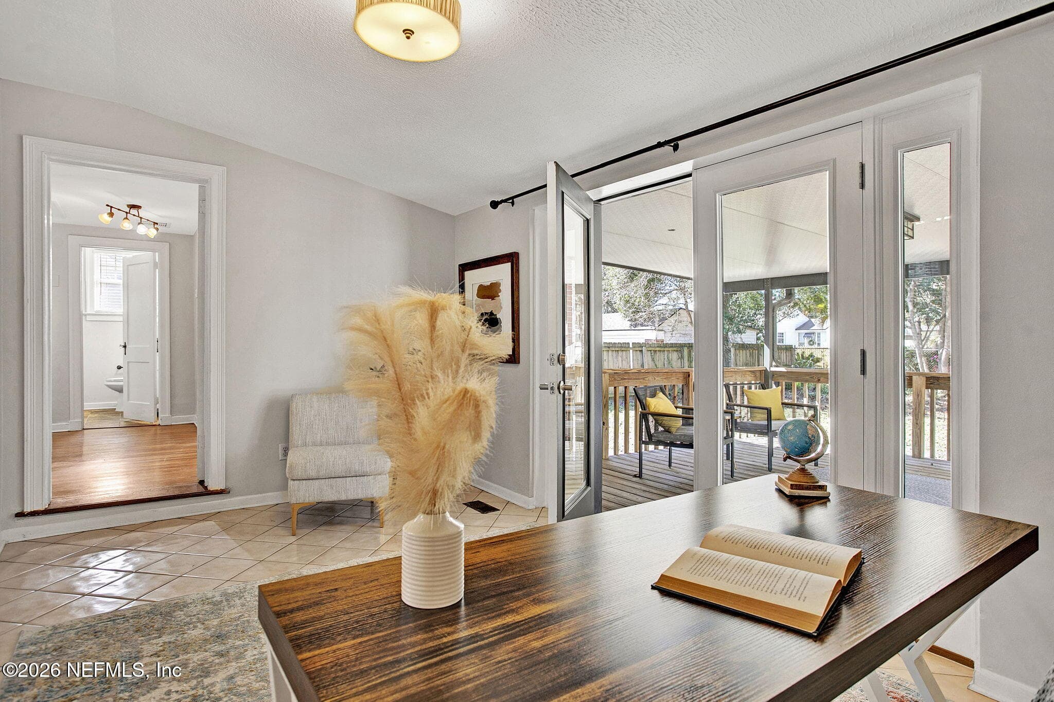 French doors to covered deck — 1416 SAN MATEO Avenue, Jacksonville, FL 32207