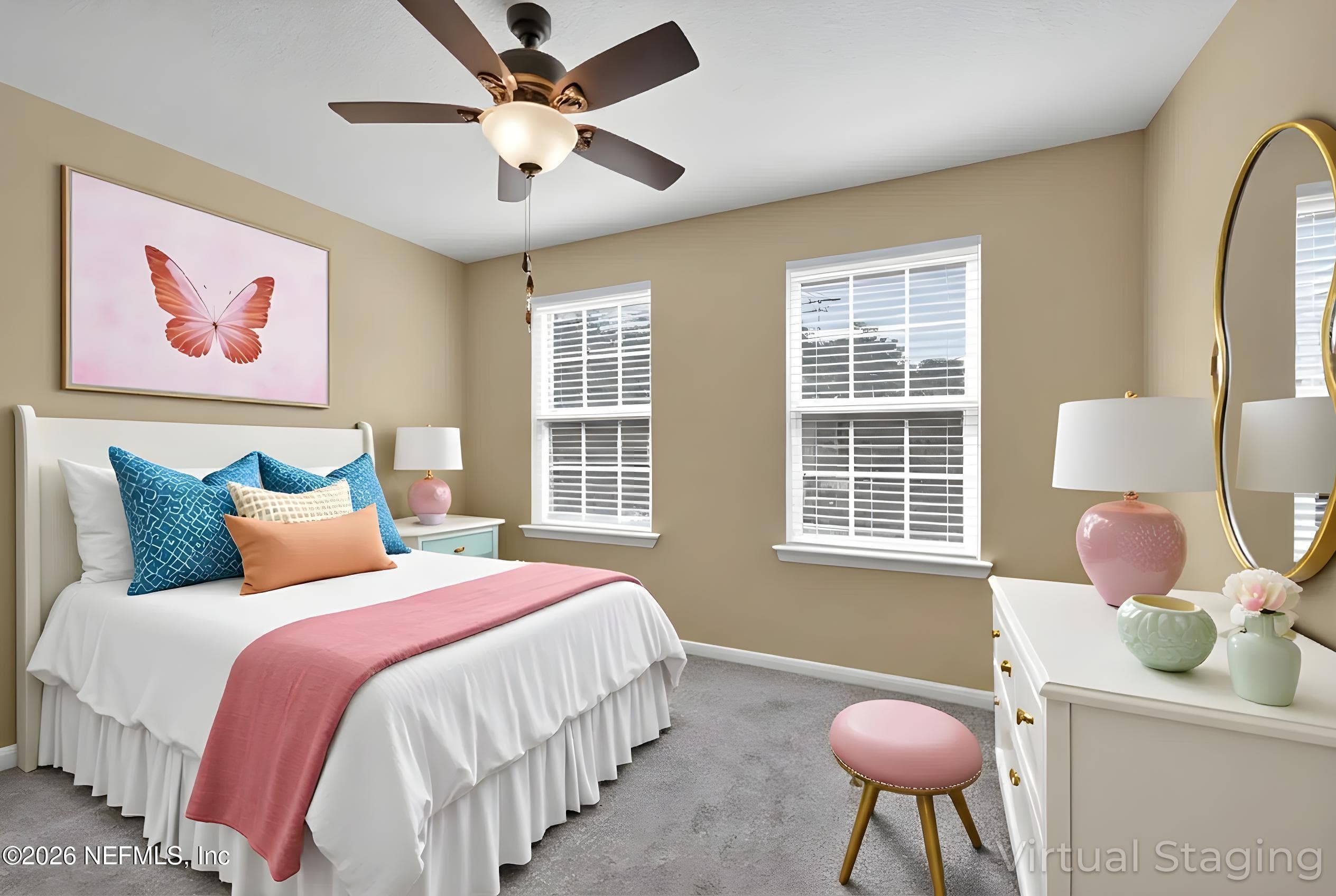 Guest Bedroom 2 (virtually staged) — 191 ADELANTO Avenue, St. Augustine, FL 32092
