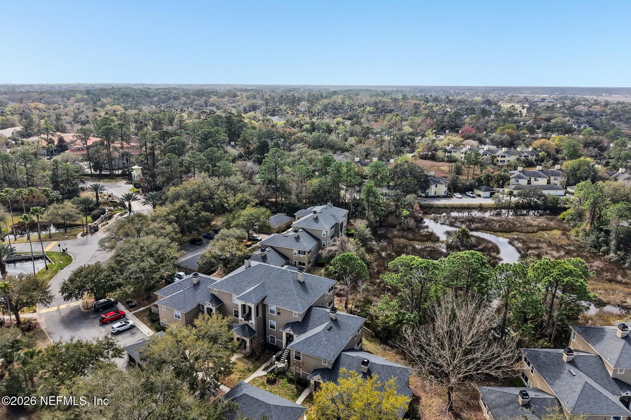 View from above (drone shot) — 1701 THE GREENS Way 212, Jacksonville Beach, FL 32250