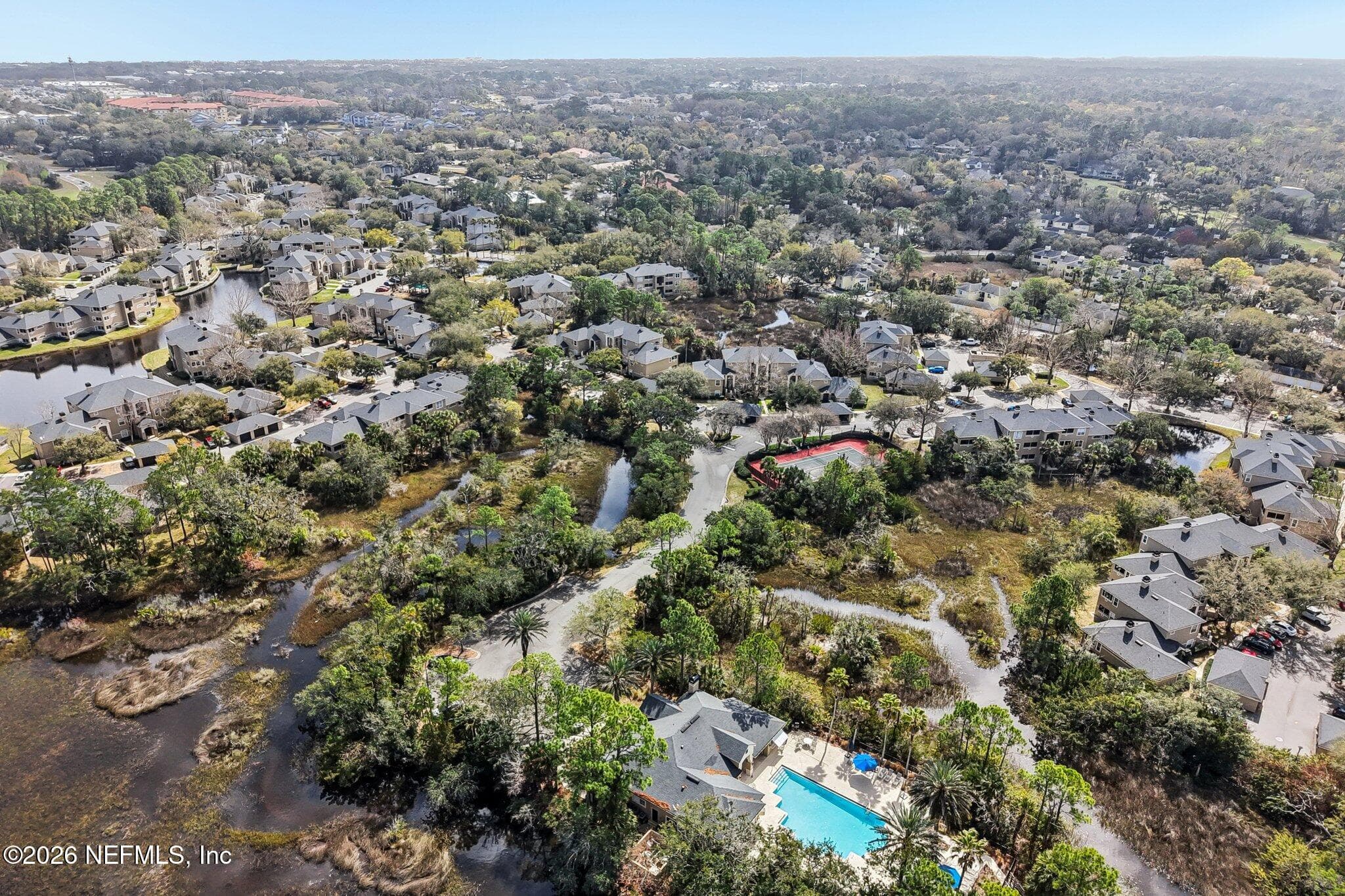 View from above (drone shot) — 1701 THE GREENS Way 212, Jacksonville Beach, FL 32250