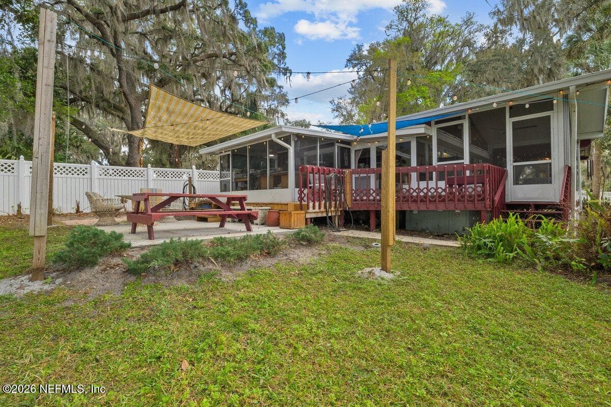Off of master suite side yard — 101 ORANGE Street, Satsuma, FL 32189