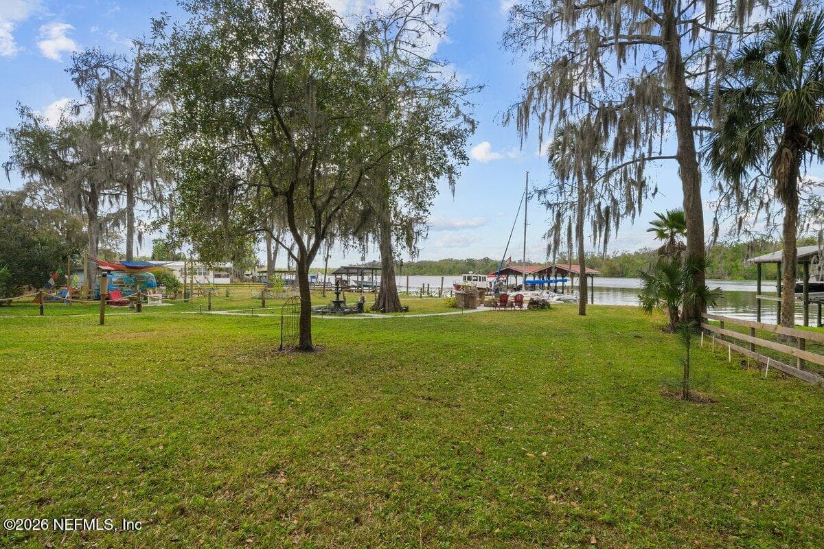 Back yard looking at river — 101 ORANGE Street, Satsuma, FL 32189