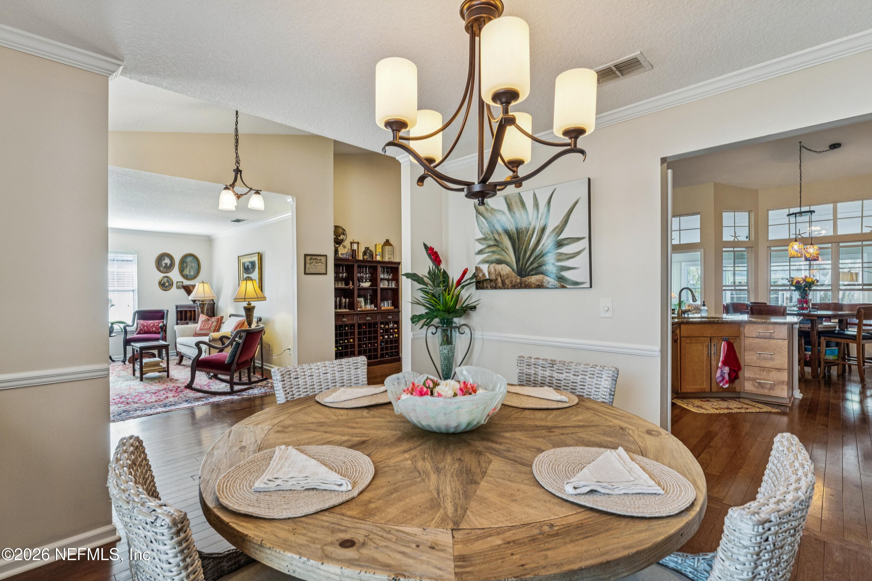 Dining Room — 1802 BLUE HERON Lane, Jacksonville Beach, FL 32250