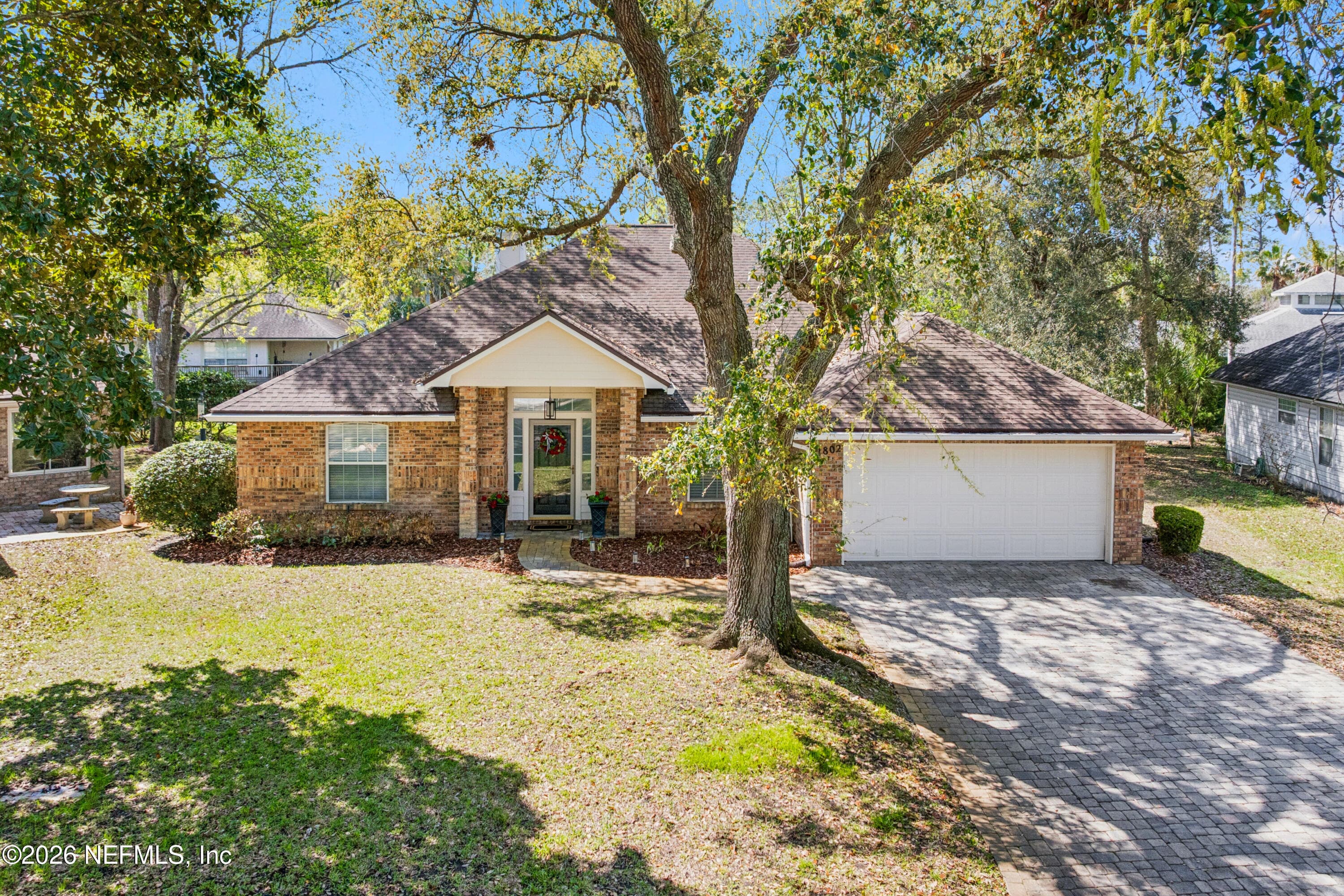 Front Elevated — 1802 BLUE HERON Lane, Jacksonville Beach, FL 32250