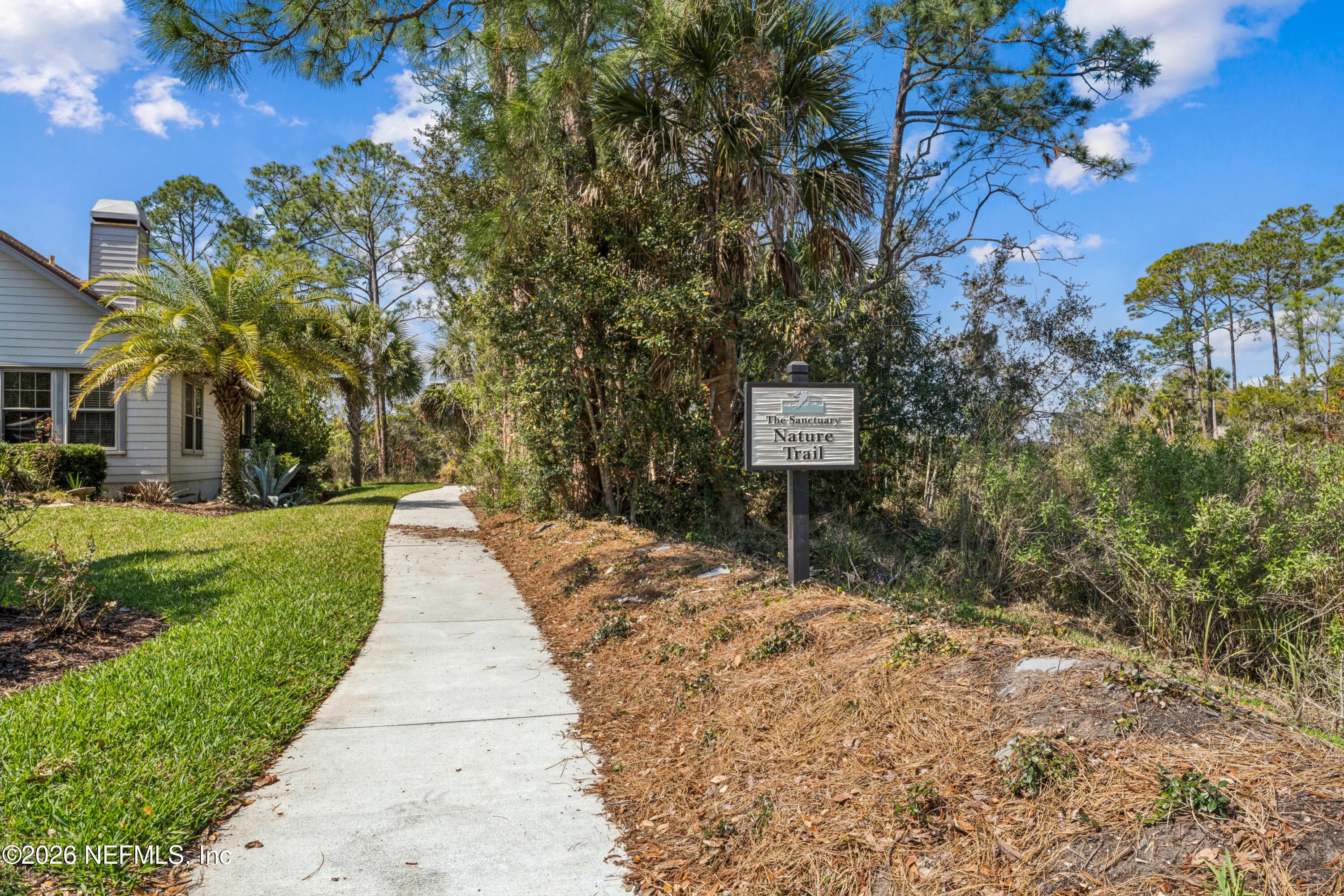 Nature walk — 1802 BLUE HERON Lane, Jacksonville Beach, FL 32250