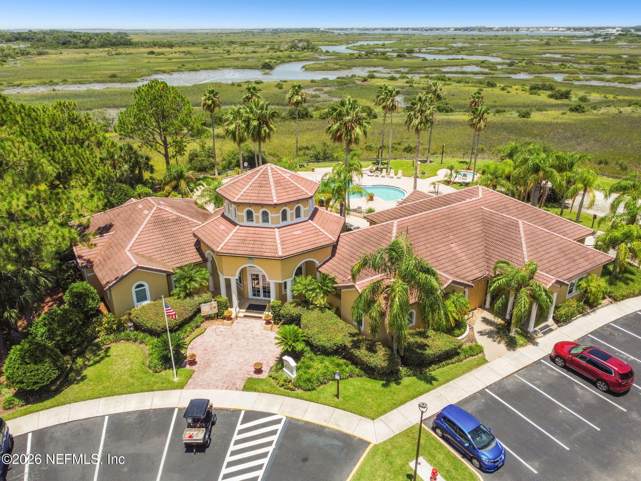 Community Amenities including pool/spa/club house and views of the Intracoastal — 1010 BELLA VISTA Boulevard 126, St. Augustine, FL 32084