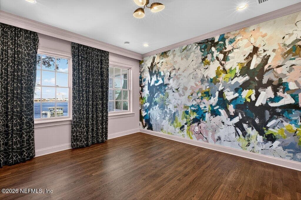 Fabulous Custom Wall Mural — 4626 RIVER POINT Road W, Jacksonville, FL 32207