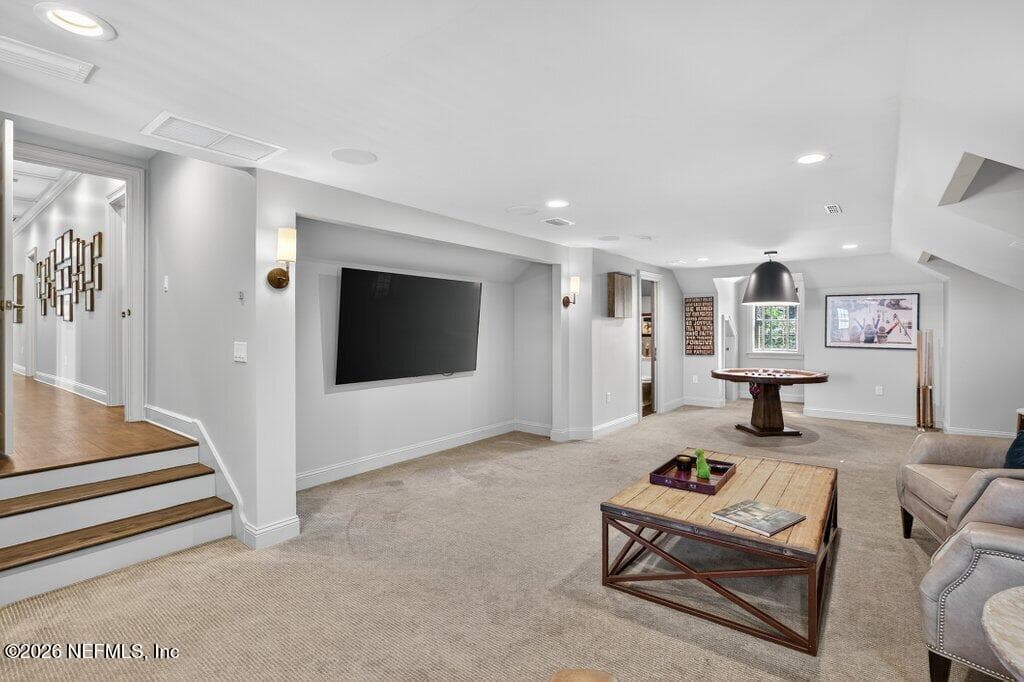 This fabulous space is really large with river views and its own terrace. Could be a 5th bedroom, home theater, home office or workout room! — 4626 RIVER POINT Road W, Jacksonville, FL 32207