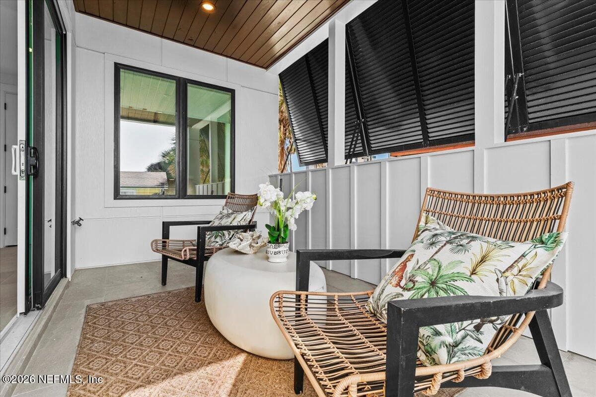 Outside Balcony off the Living Room — 118 13TH Avenue S 103 C, Jacksonville Beach, FL 32250