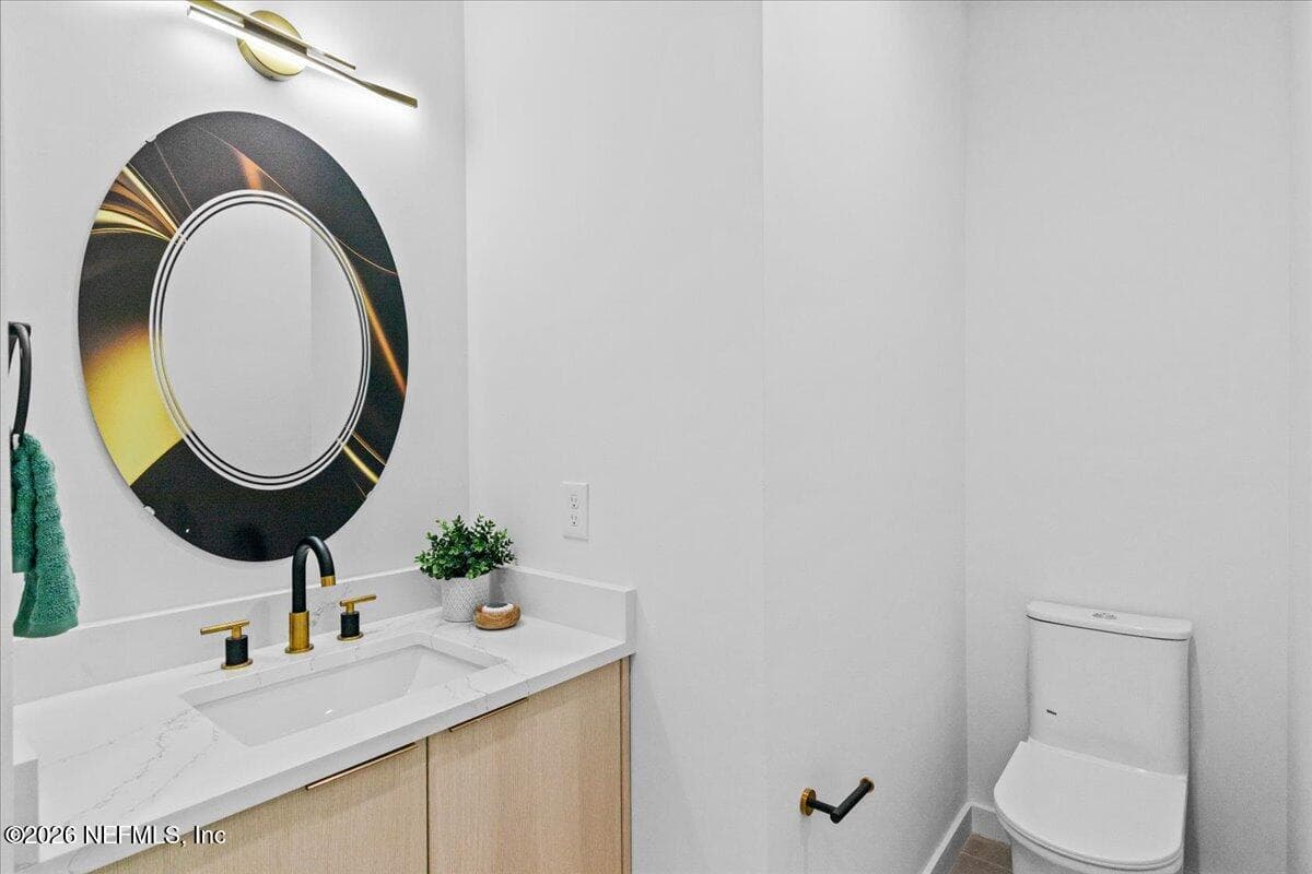 Guest Powder Room — 118 13TH Avenue S 103 C, Jacksonville Beach, FL 32250