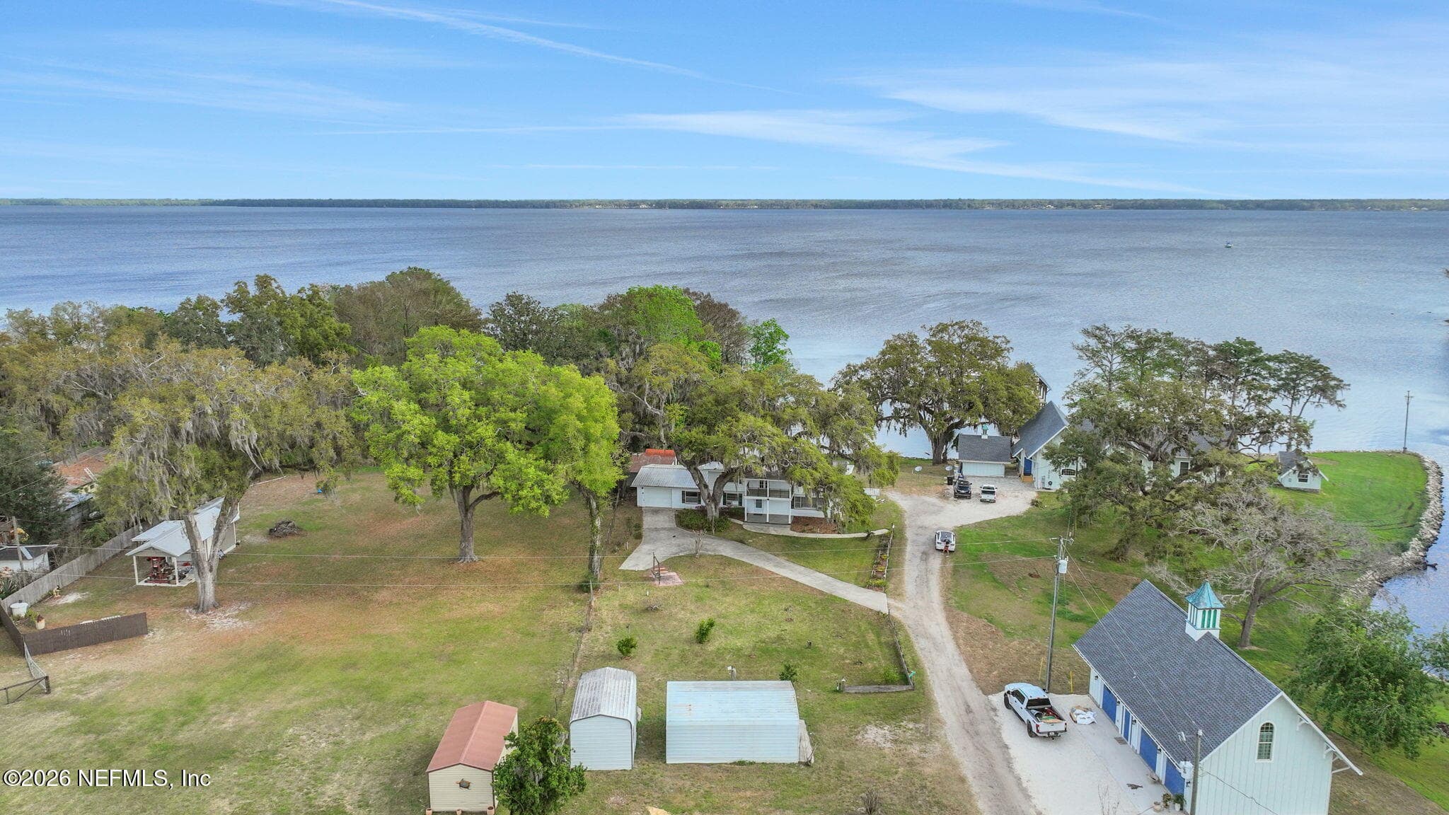 Water aerial View — 3972 CLARK Road, Green Cove Springs, FL 32043