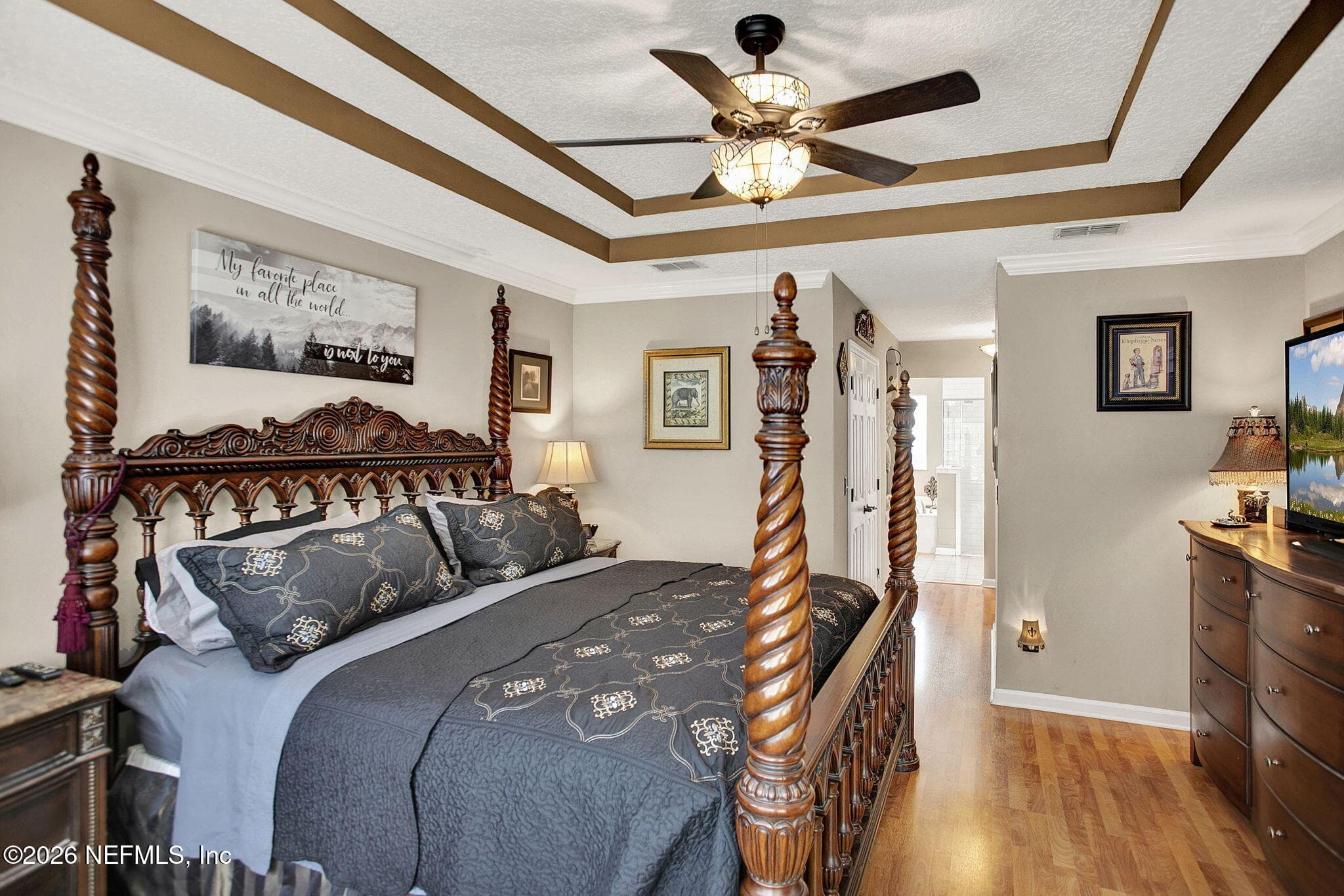 Elegant primary bedroom — 640 WYNDHAM Court, Orange Park, FL 32073