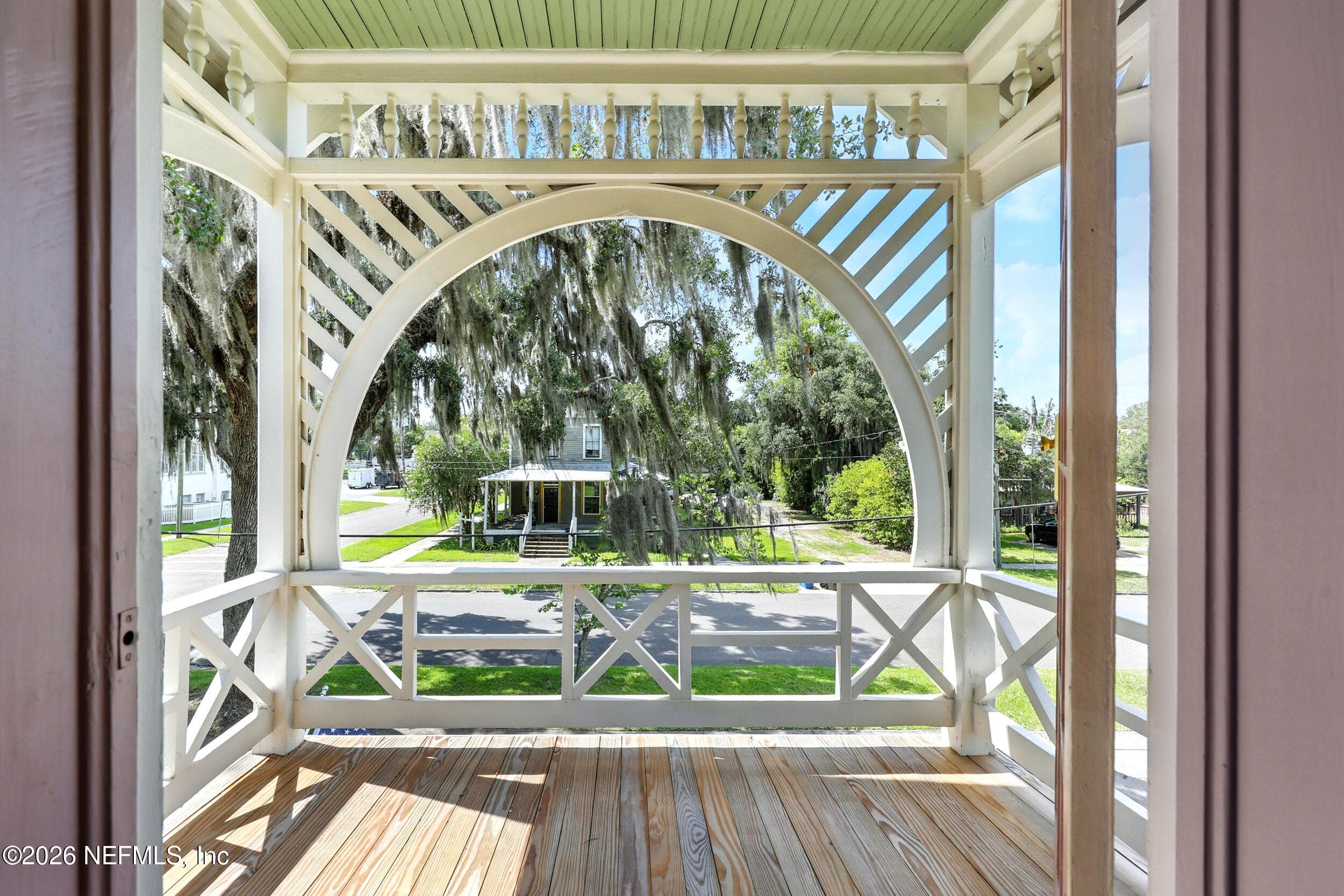 Balcony overlooking Walnut St. — 700 WALNUT Street, Green Cove Springs, FL 32043