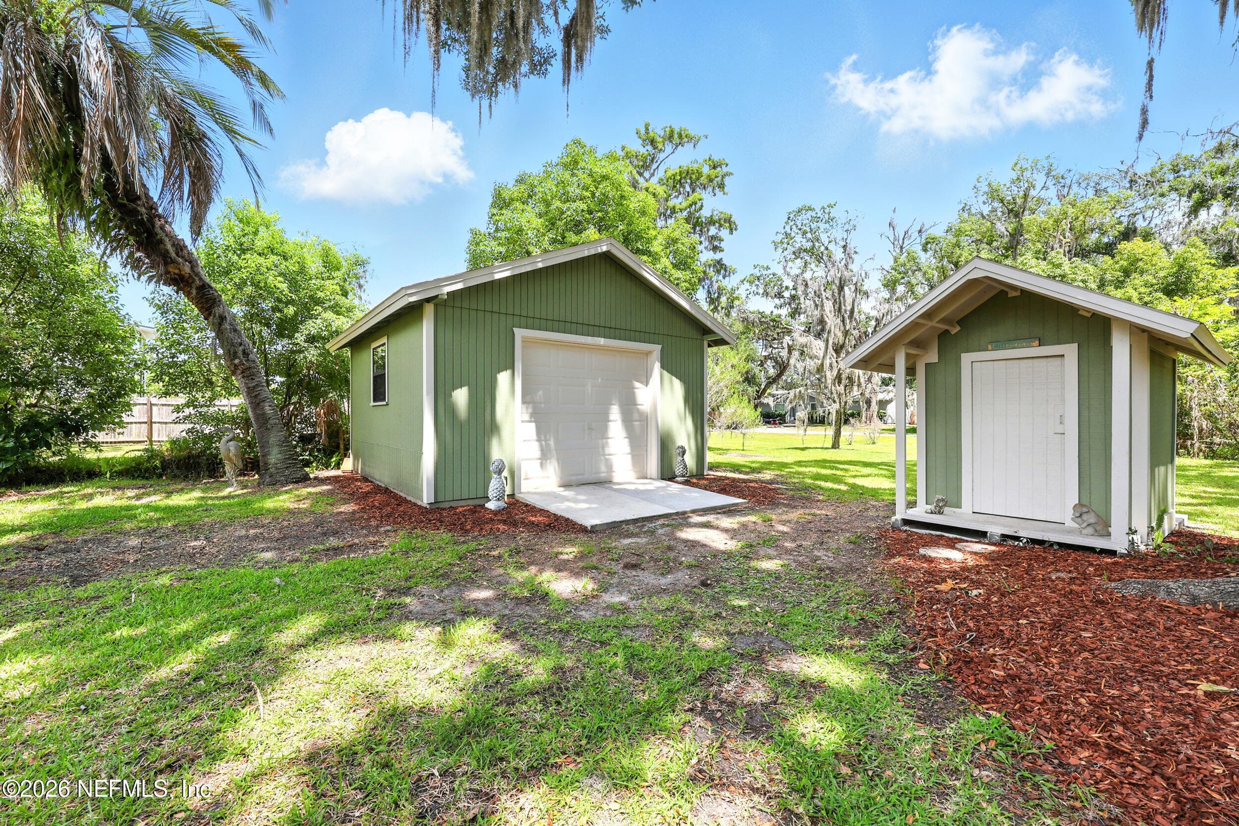 Detached garage and pump house/playhouse — 700 WALNUT Street, Green Cove Springs, FL 32043