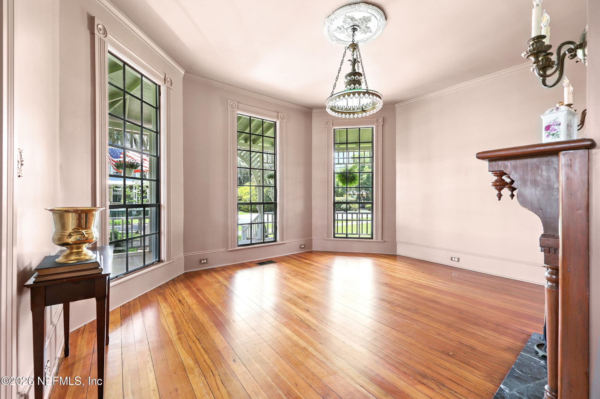 Living Room in Sherwin Williams Dead Salmon — 700 WALNUT Street, Green Cove Springs, FL 32043