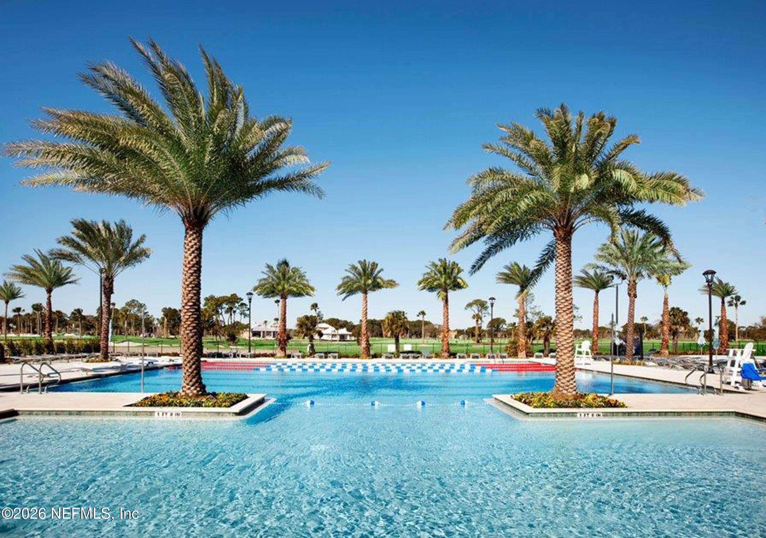 Junior Sized Olympic Lap Pool with zero-entry beach area. — 1804 ATLANTIC BEACH Drive, Atlantic Beach, FL 32233