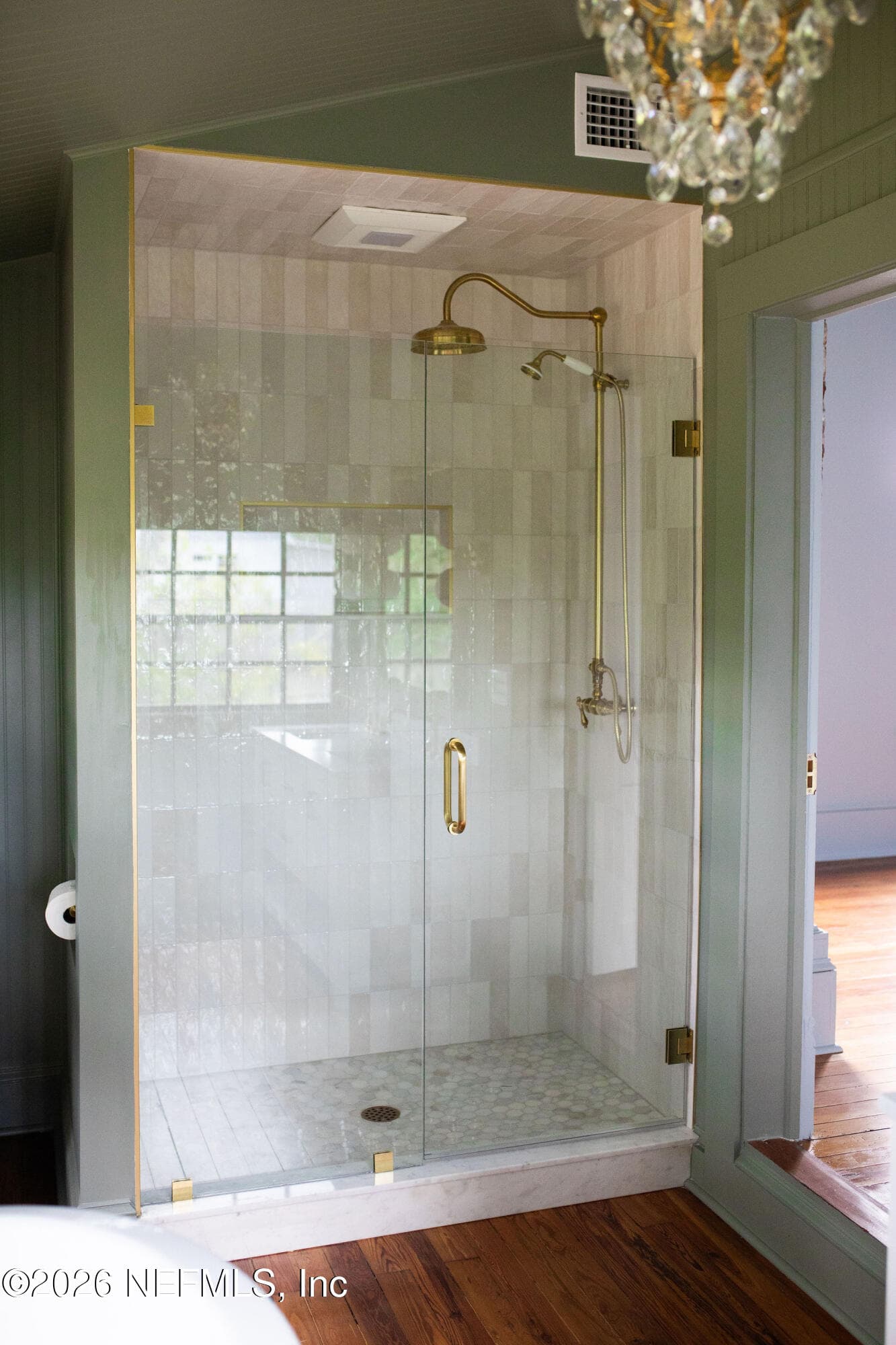 Primary bathroom shower — 700 WALNUT Street, Green Cove Springs, FL 32043