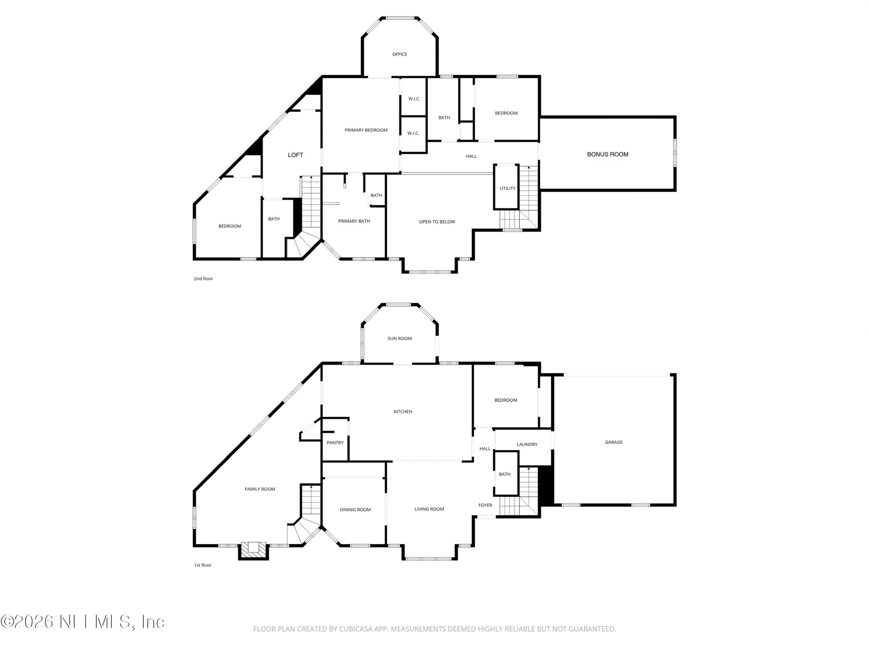 First & Second Floors — 2280 OAK FOREST Drive, Jacksonville Beach, FL 32250