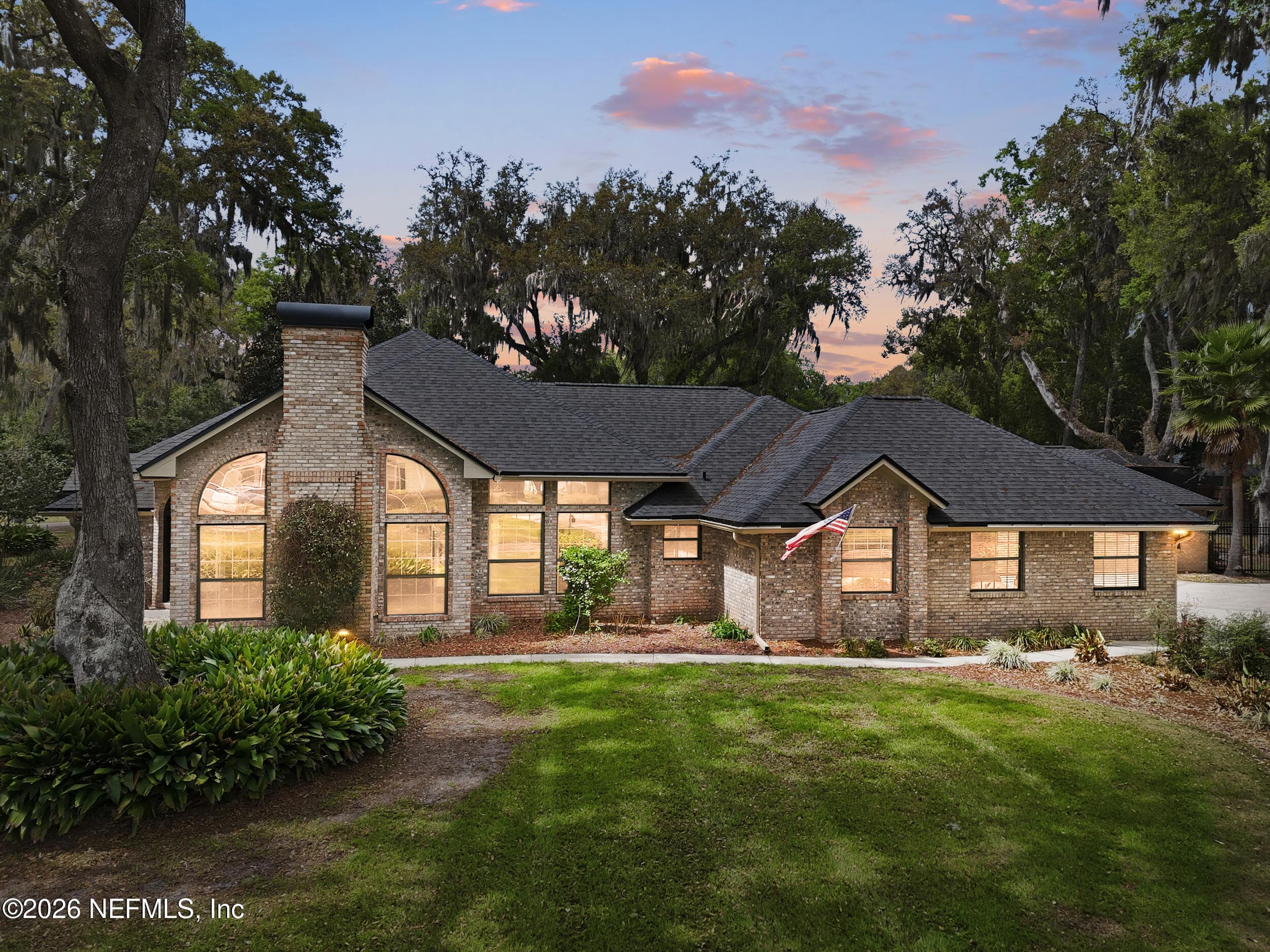 Twilight View - Front yard — 2358 BRIDGETTE Way, Fleming Island, FL 32003