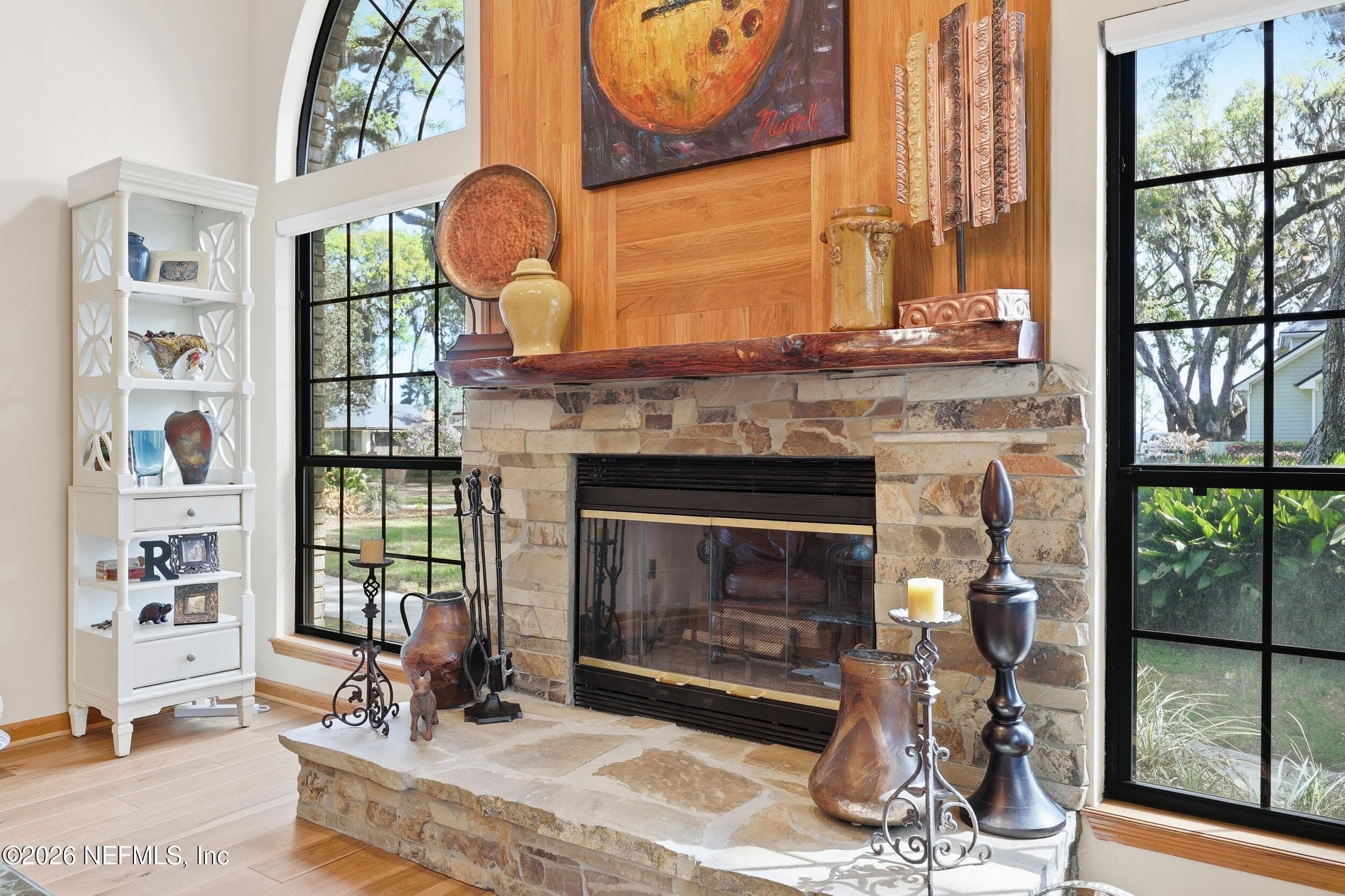 Woodburning Fireplace — 2358 BRIDGETTE Way, Fleming Island, FL 32003