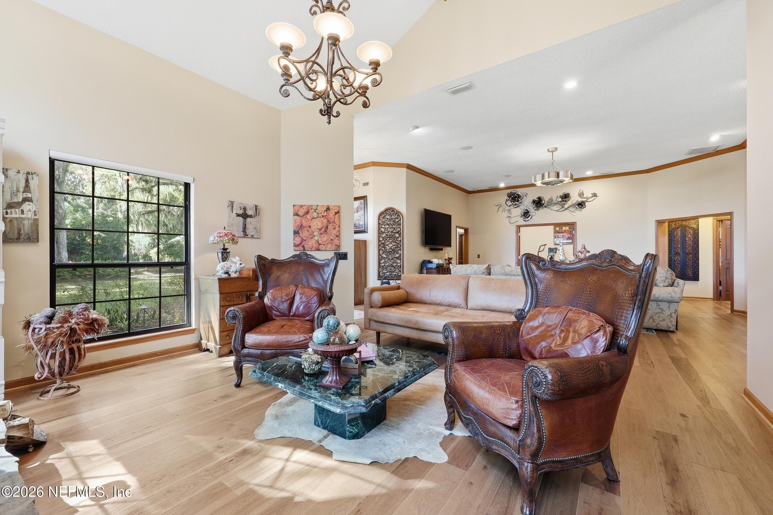 Hardwood Flooring in Living Areas — 2358 BRIDGETTE Way, Fleming Island, FL 32003