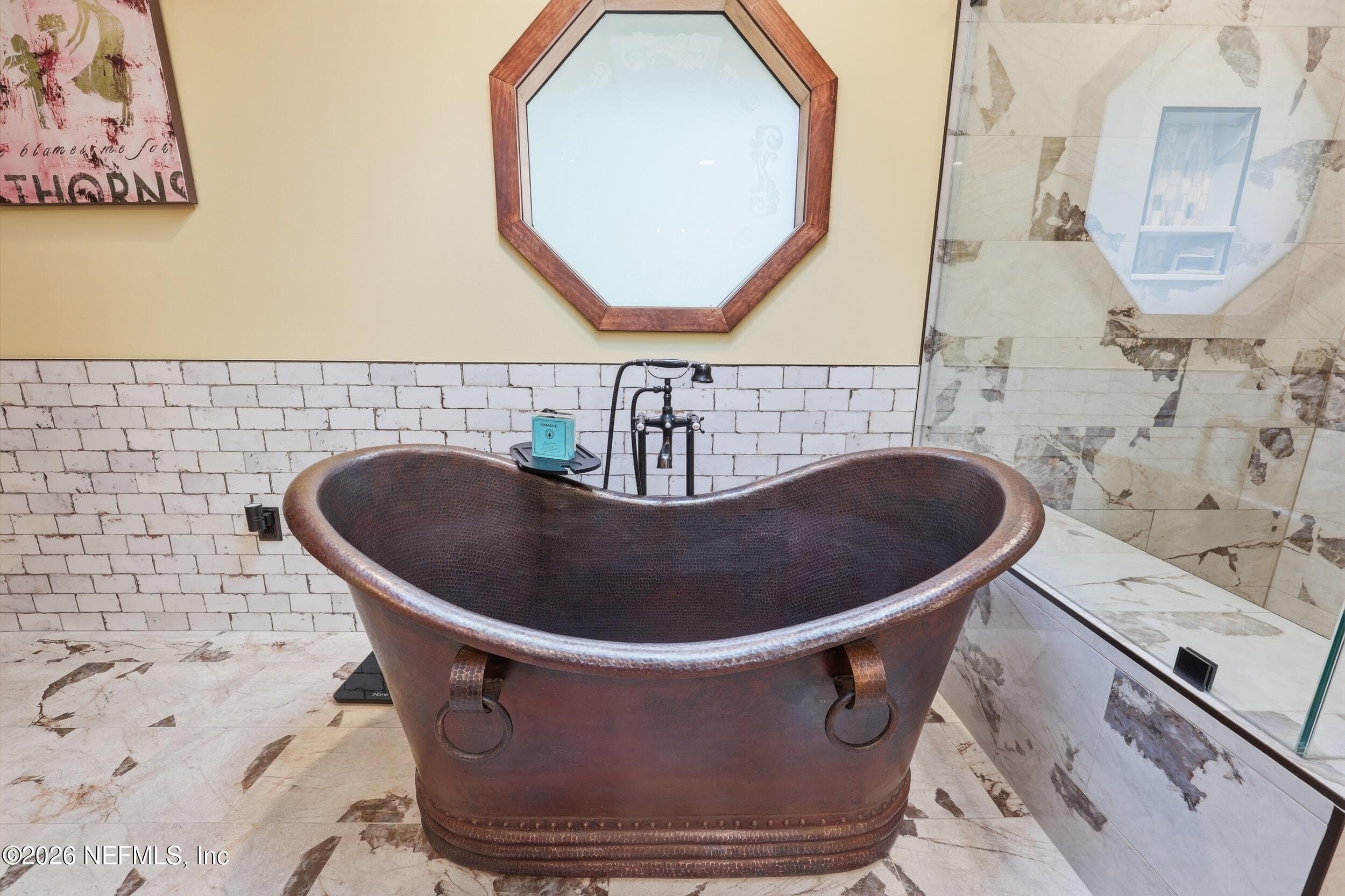 Copper Tub in Primary Bath — 2358 BRIDGETTE Way, Fleming Island, FL 32003