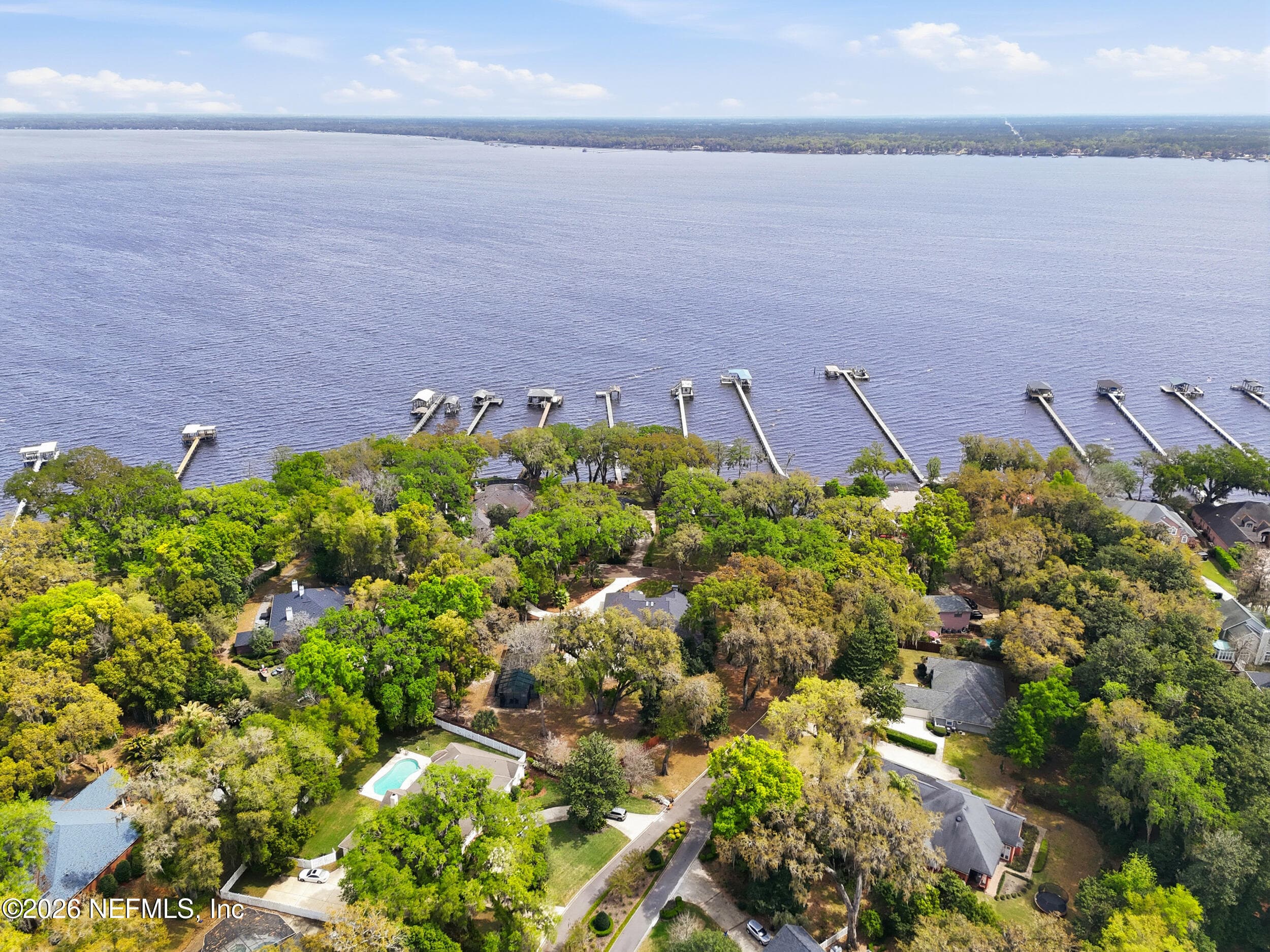 Aerial View - Home and River #5 — 2358 BRIDGETTE Way, Fleming Island, FL 32003