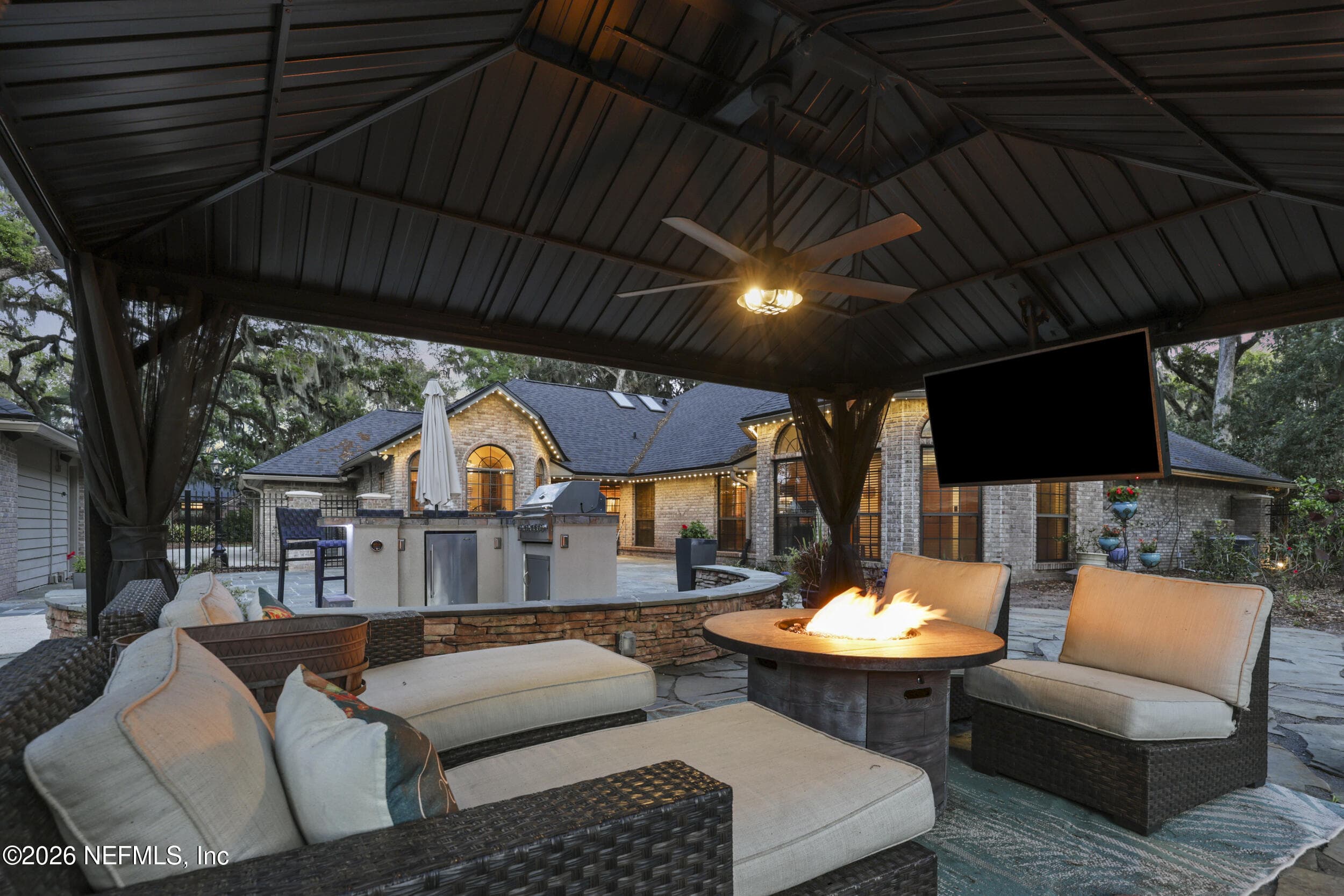 Twilight Firepit Area #1 — 2358 BRIDGETTE Way, Fleming Island, FL 32003